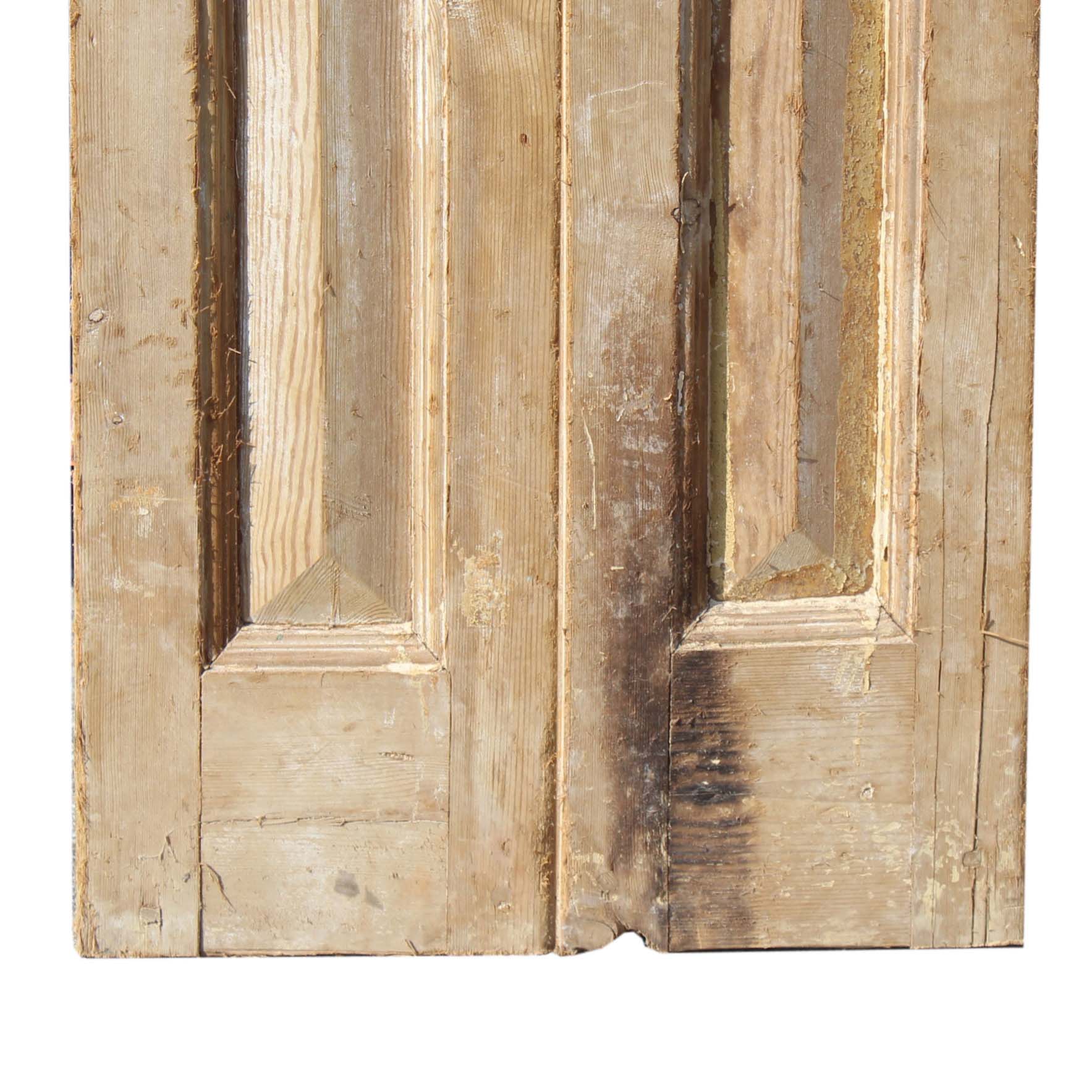 SOLD Reclaimed 21” Pair of Carved French Doors-69134