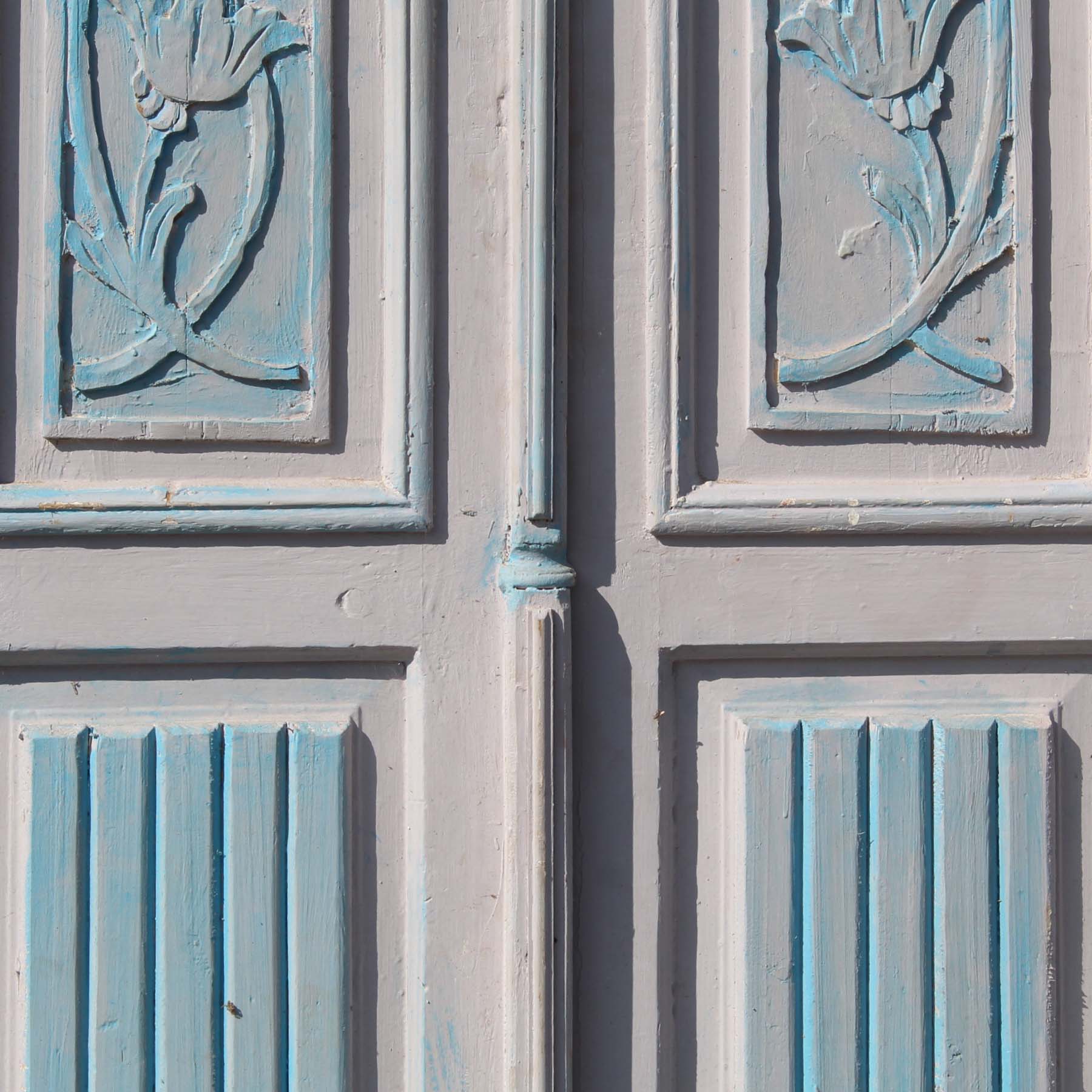 SOLD Pair of 39” Antique Carved French Doors-69139