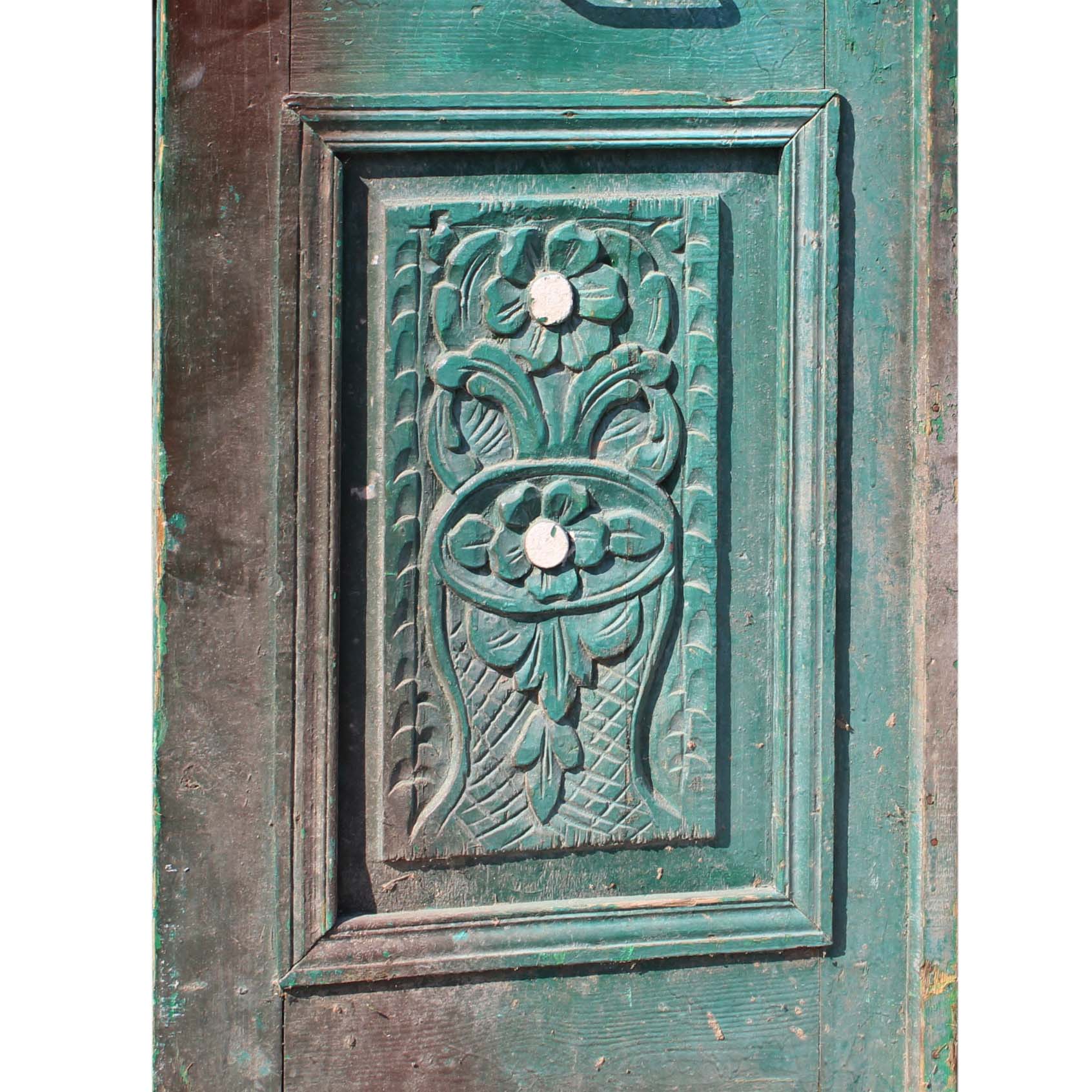 Antique 26” Door with Carved Details-69212