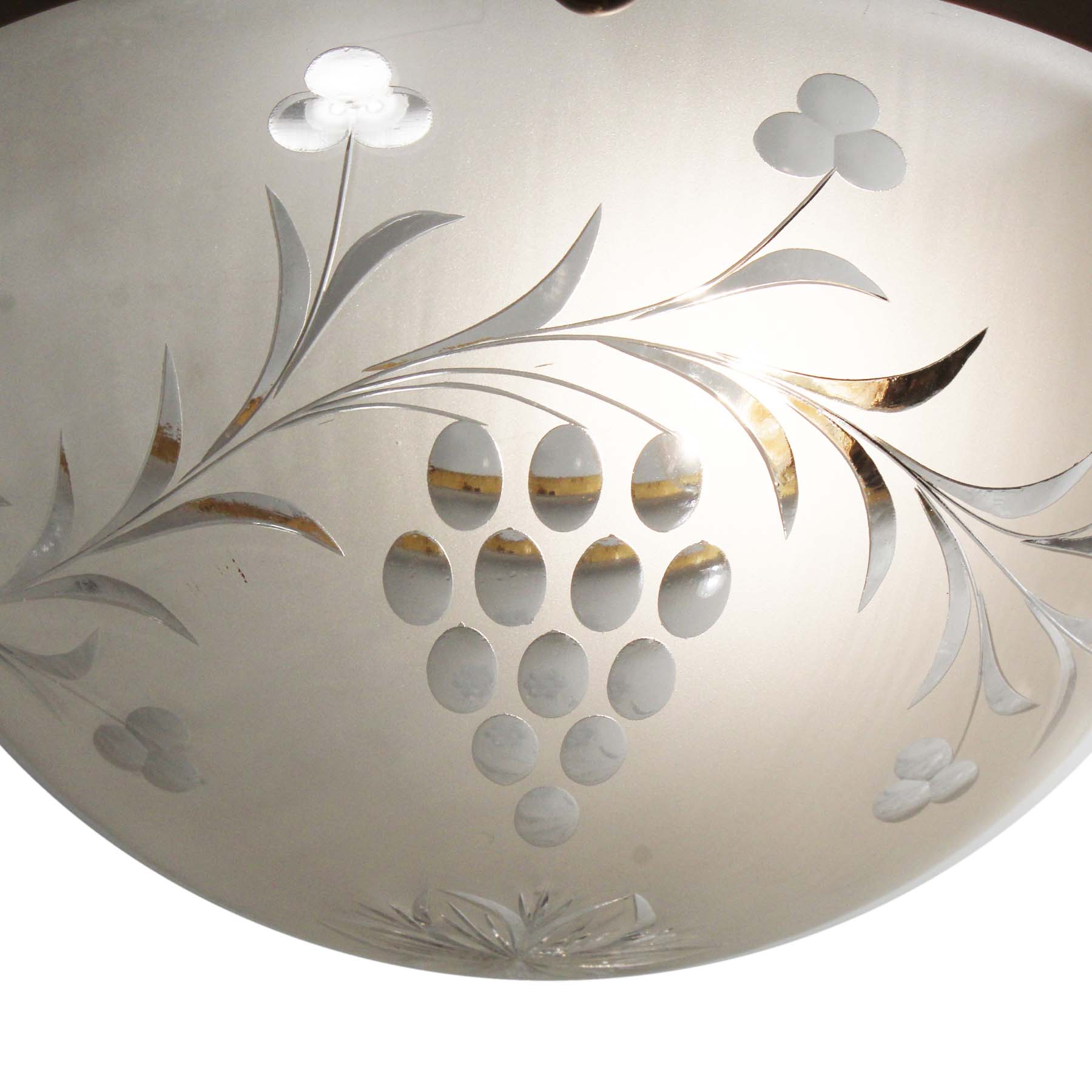 Antique Inverted Dome Chandelier with Grapes-69045