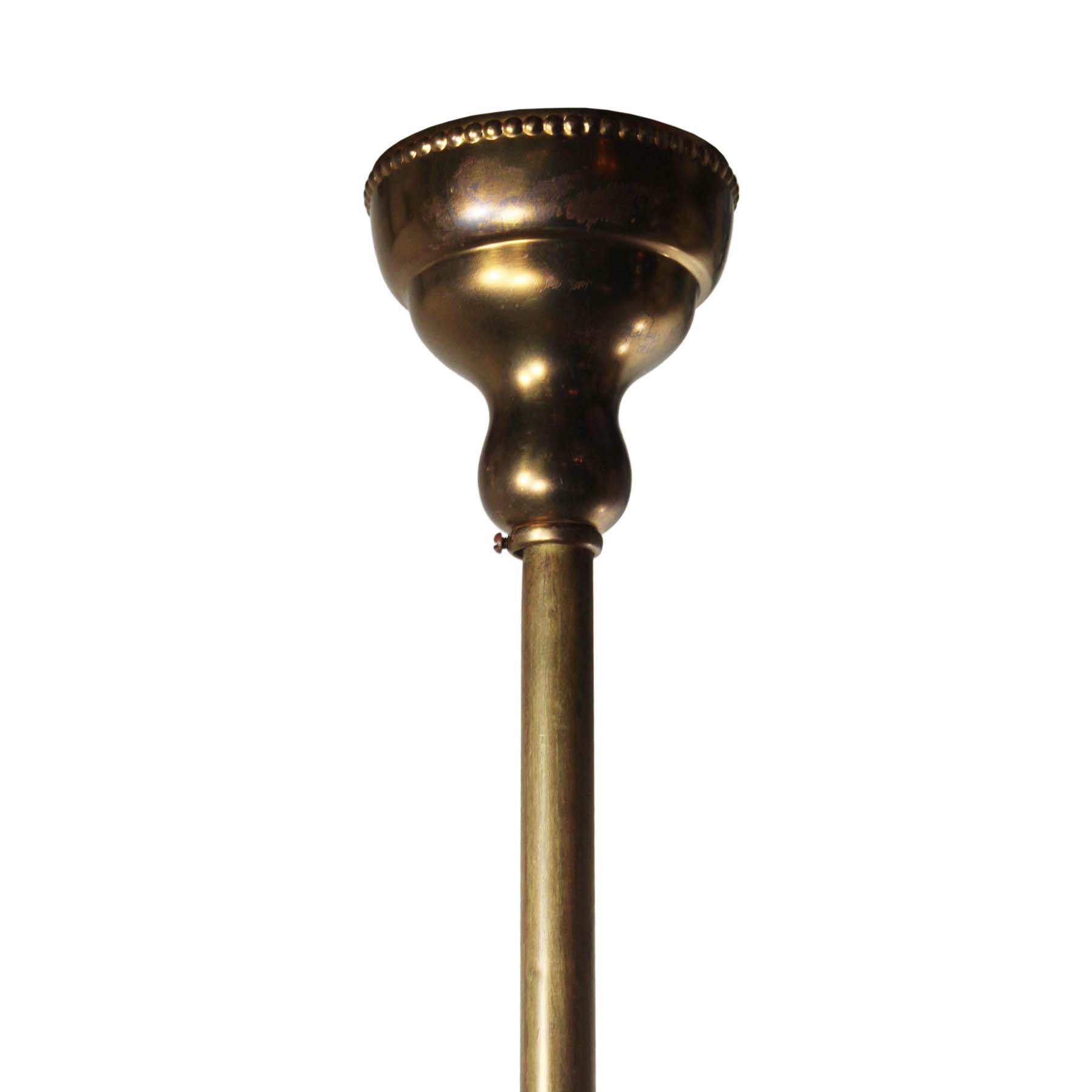 Antique Transitional Brass Chandelier, Figural-69054