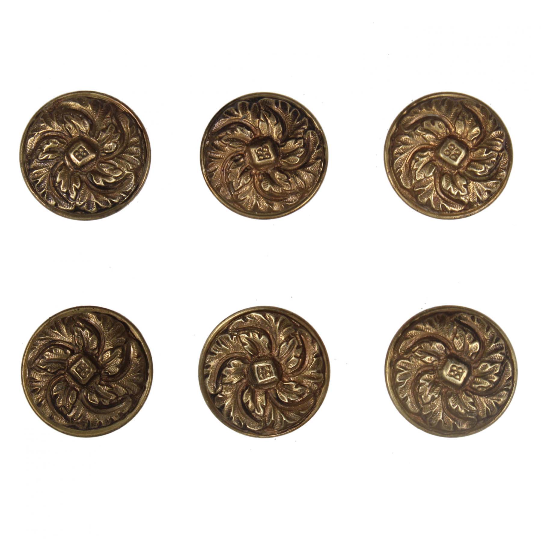 SOLD Vintage Brass Cabinetry Pulls-0