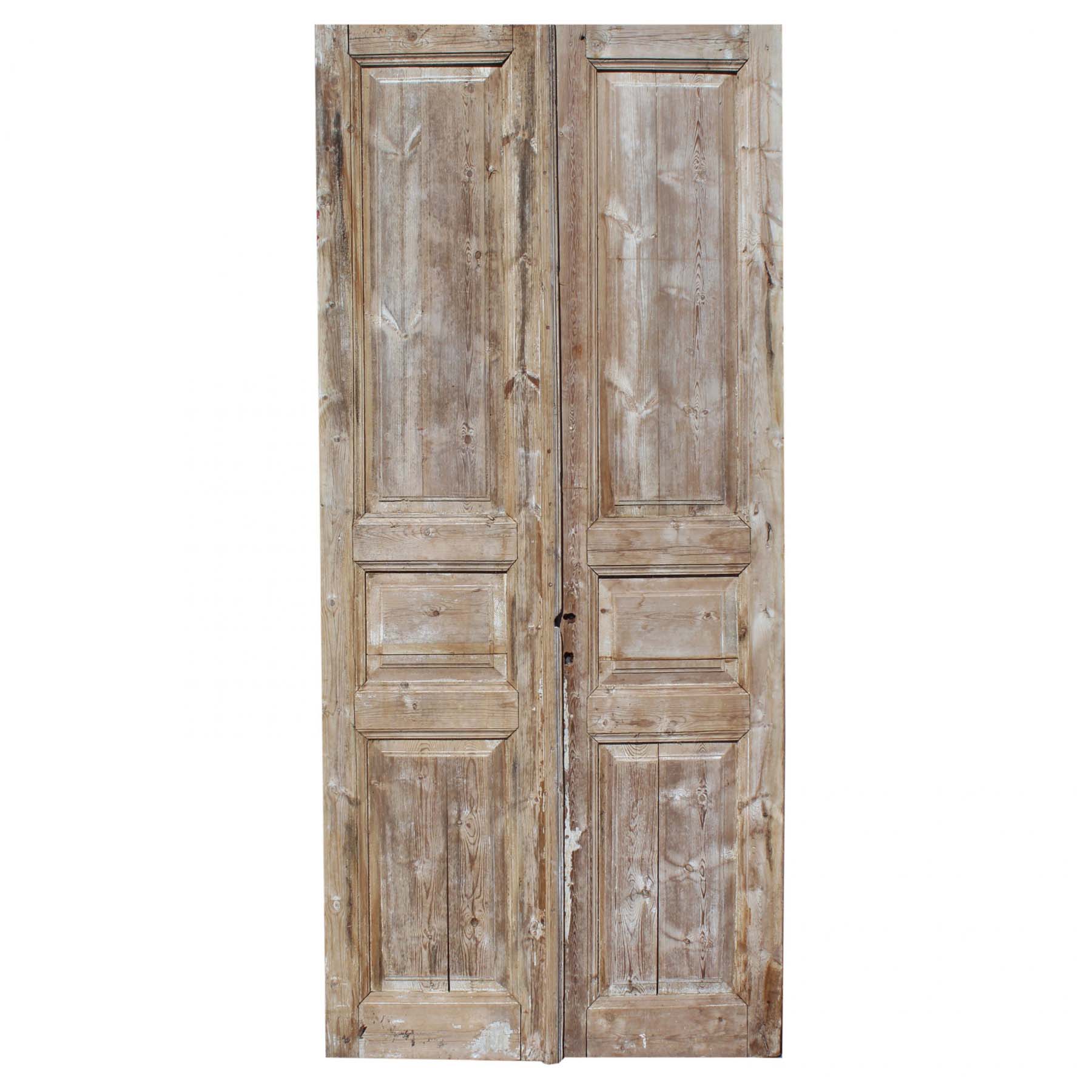 SOLD Salvaged Pair of Antique 42” Doors-0