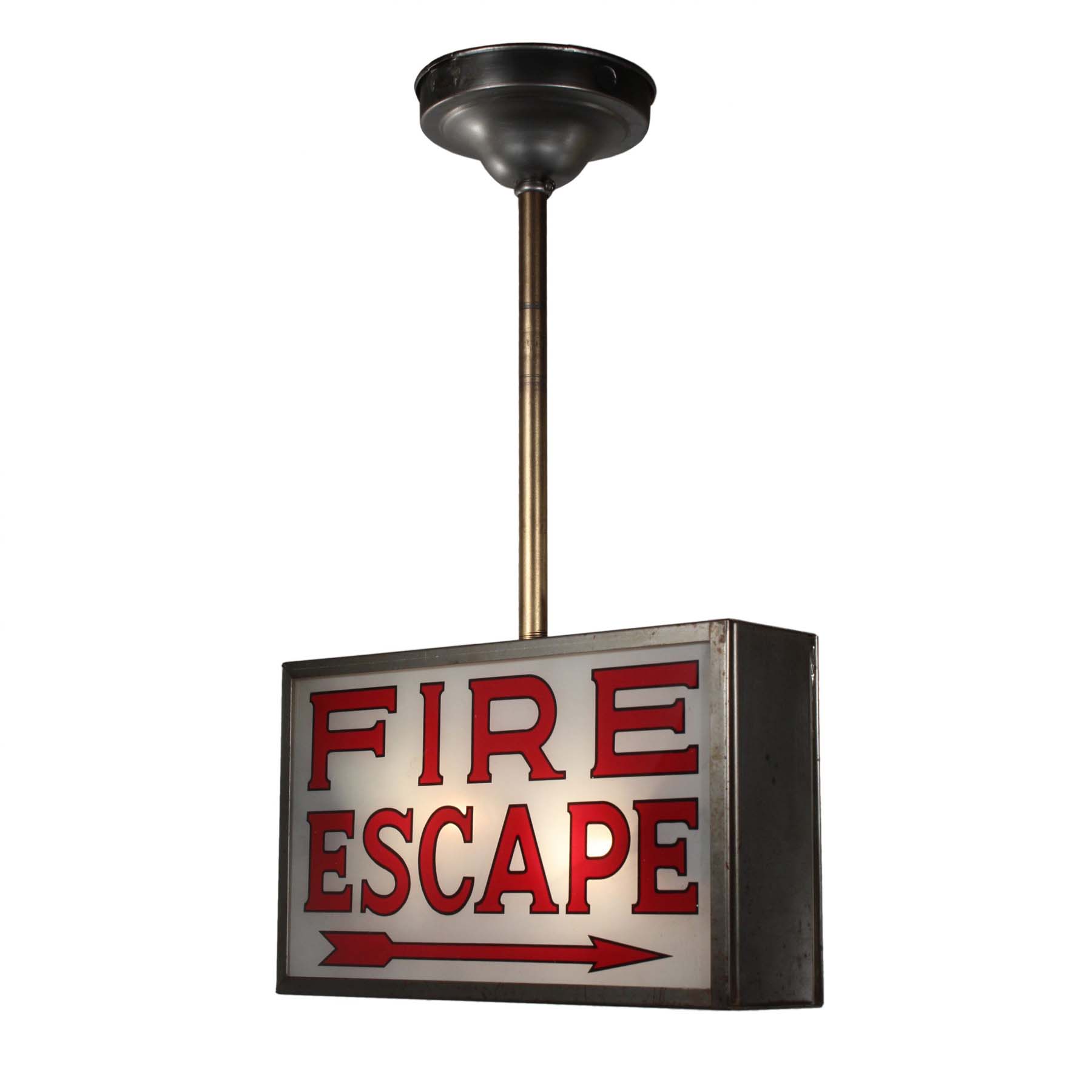 SOLD Antique Semi-Flush "Fire Escape" Light-0