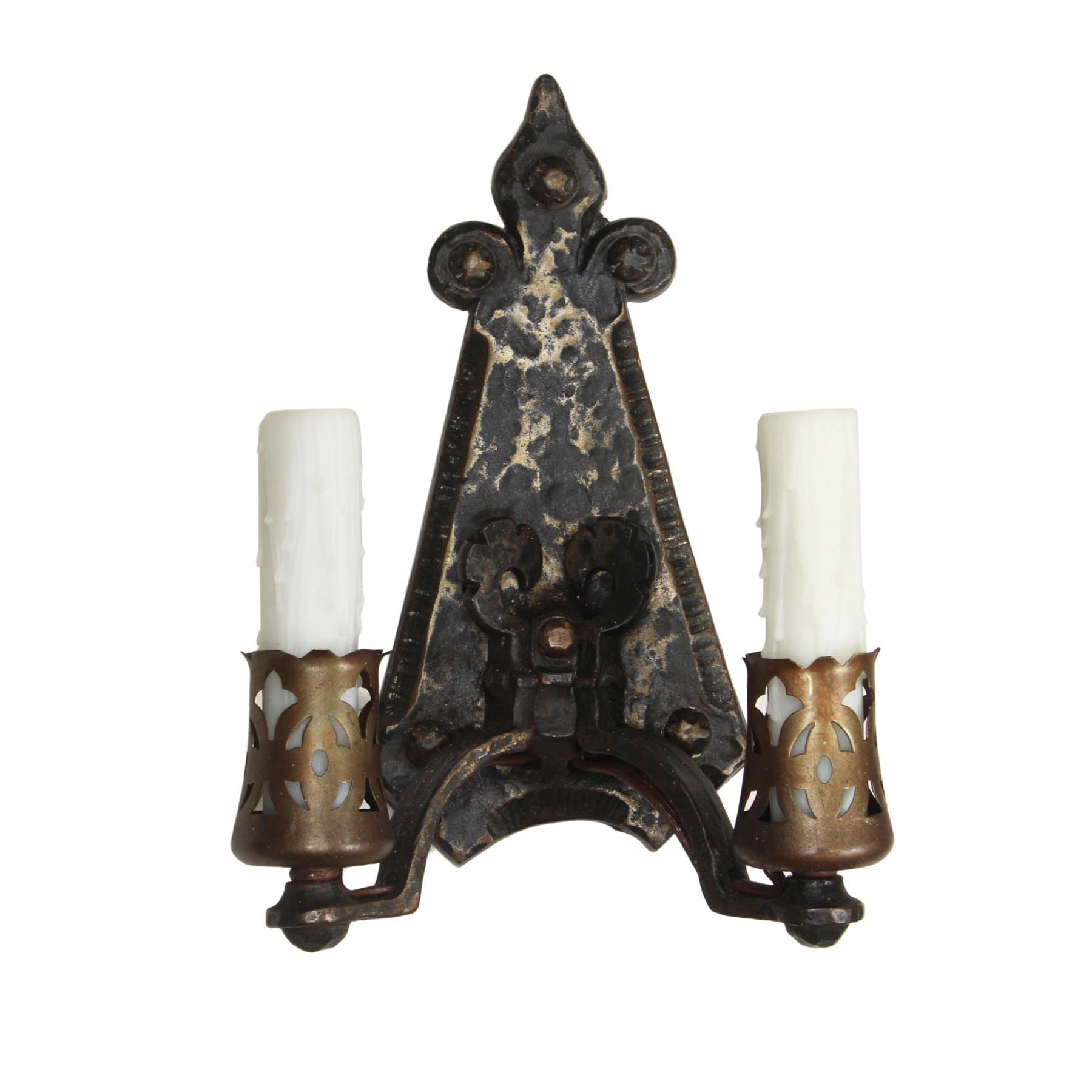 SOLD Set of Antique Tudor Sconces, Lightolier -69418