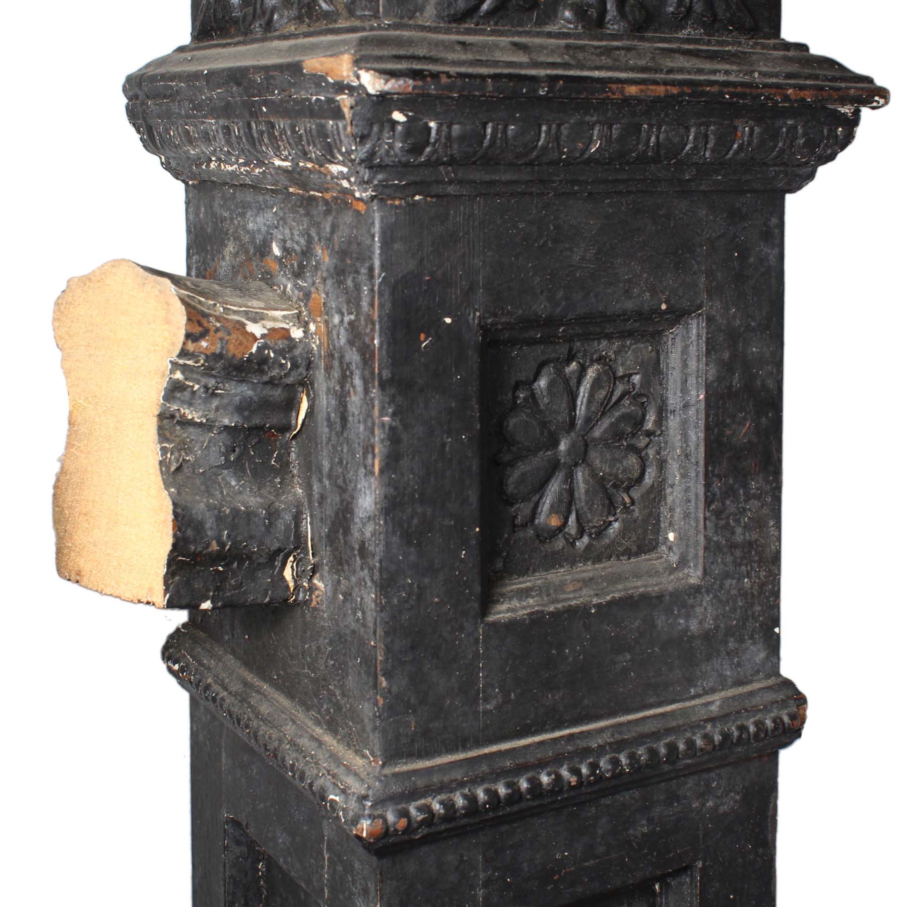 SOLD Salvaged Antique Newel Post, Early 1900s-69741