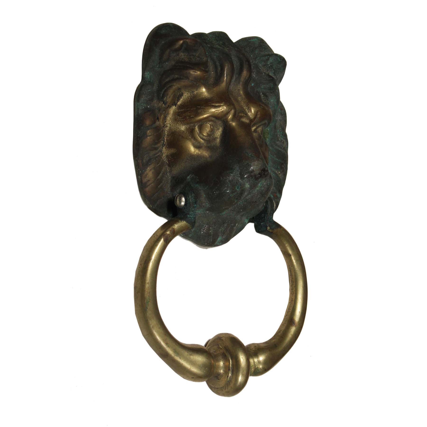 Vintage Cast Brass Lion Door Knocker-69872