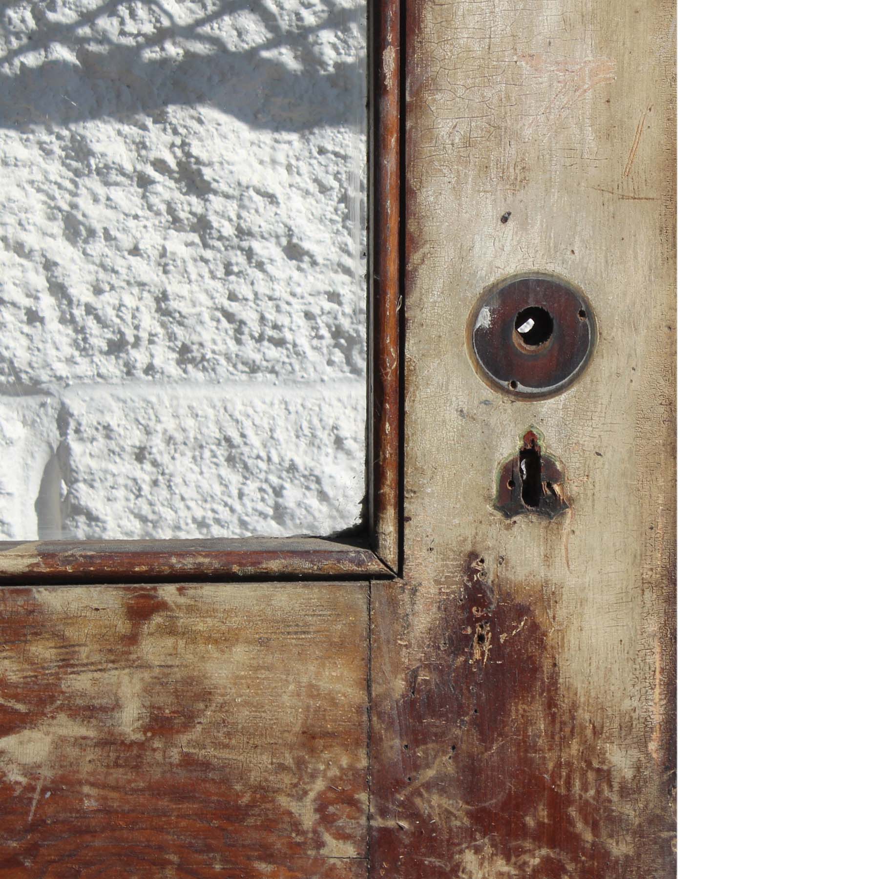 SOLD Reclaimed 31" Eastlake Door with Transom-69516