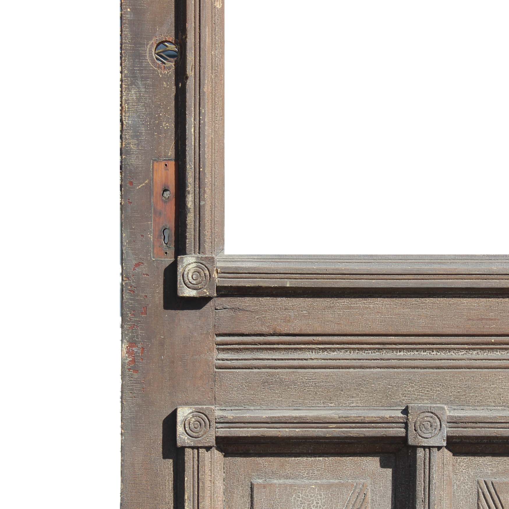 SOLD Salvaged 32” Eastlake Door, Late 19th Century-69542