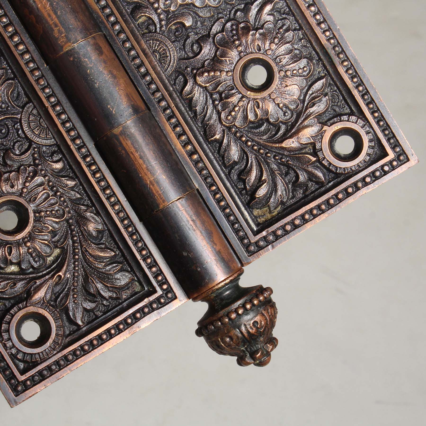 SOLD Antique Pair of Cast Bronze 5” Hinges -69731
