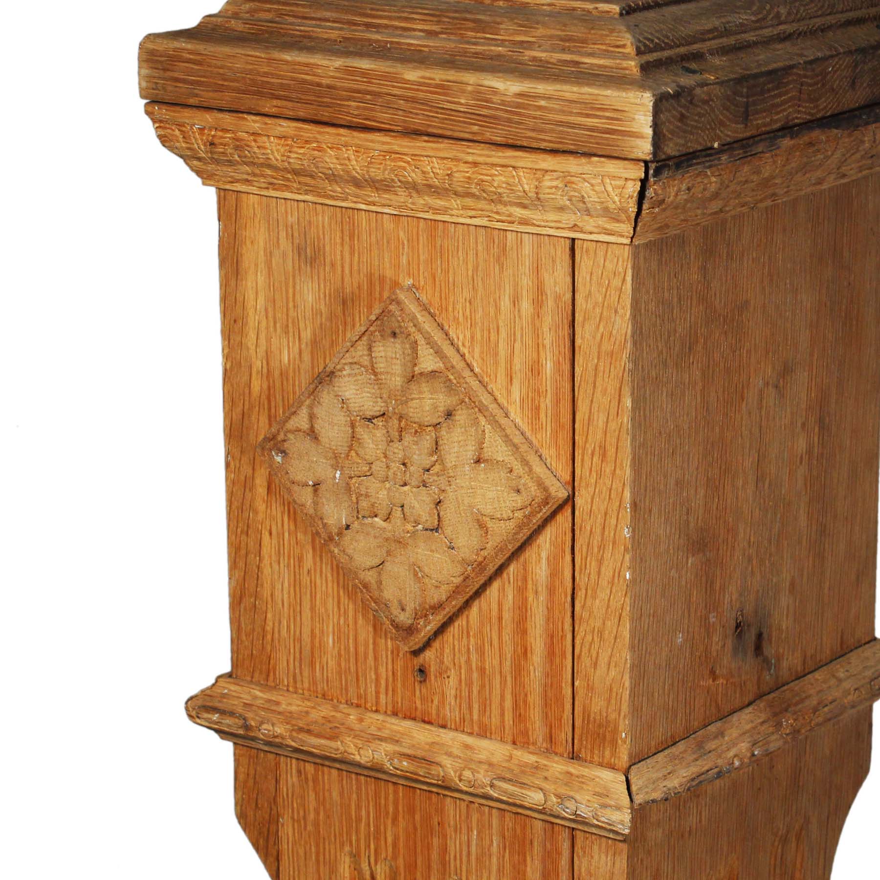 SOLD Antique Boxed Newel Post, 19th Century-69763