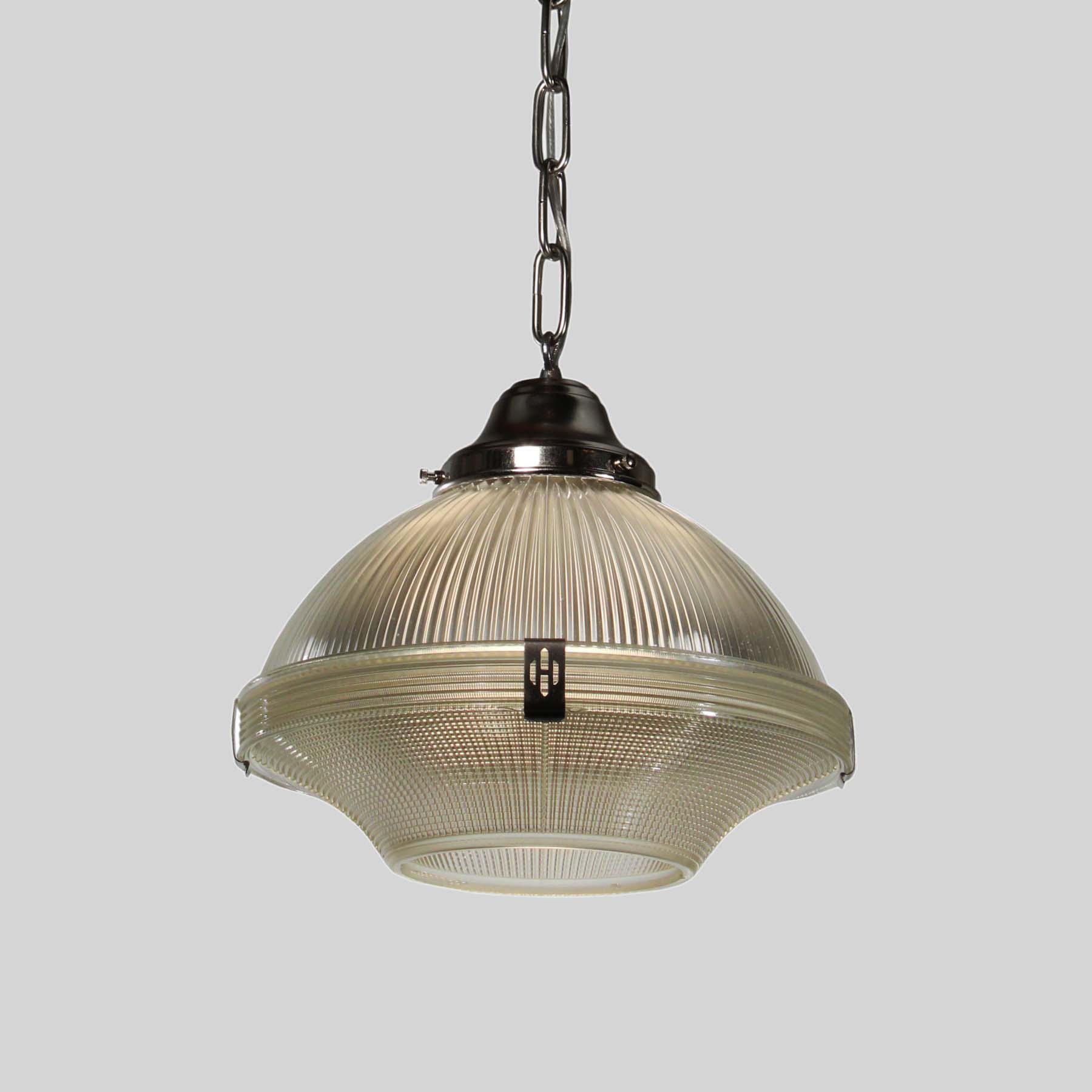 SOLD Antique Holophane Pendant Lights, c. 1930-69774