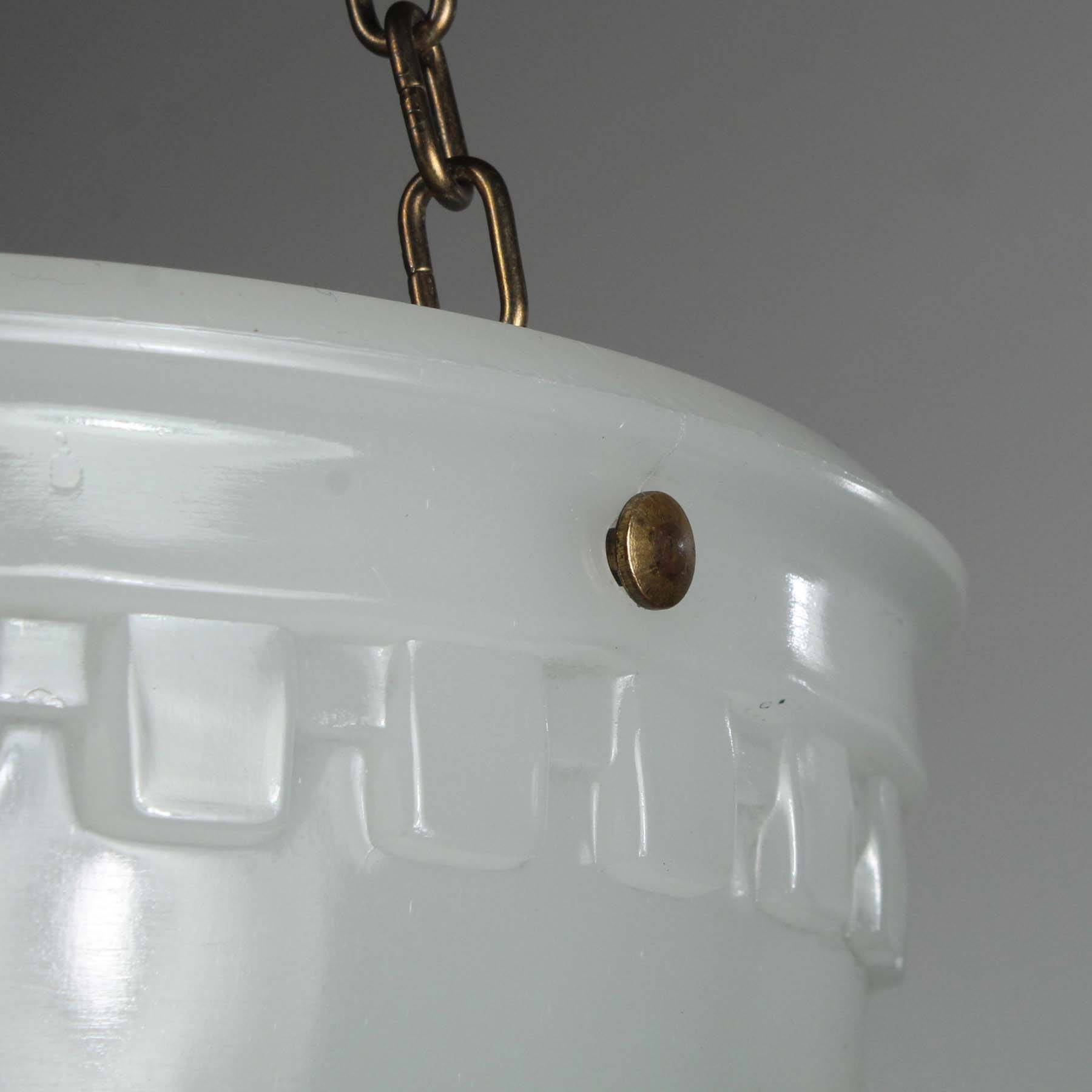 SOLD Antique Neoclassical Inverted Dome Light, Luminous Unit Co.-69819
