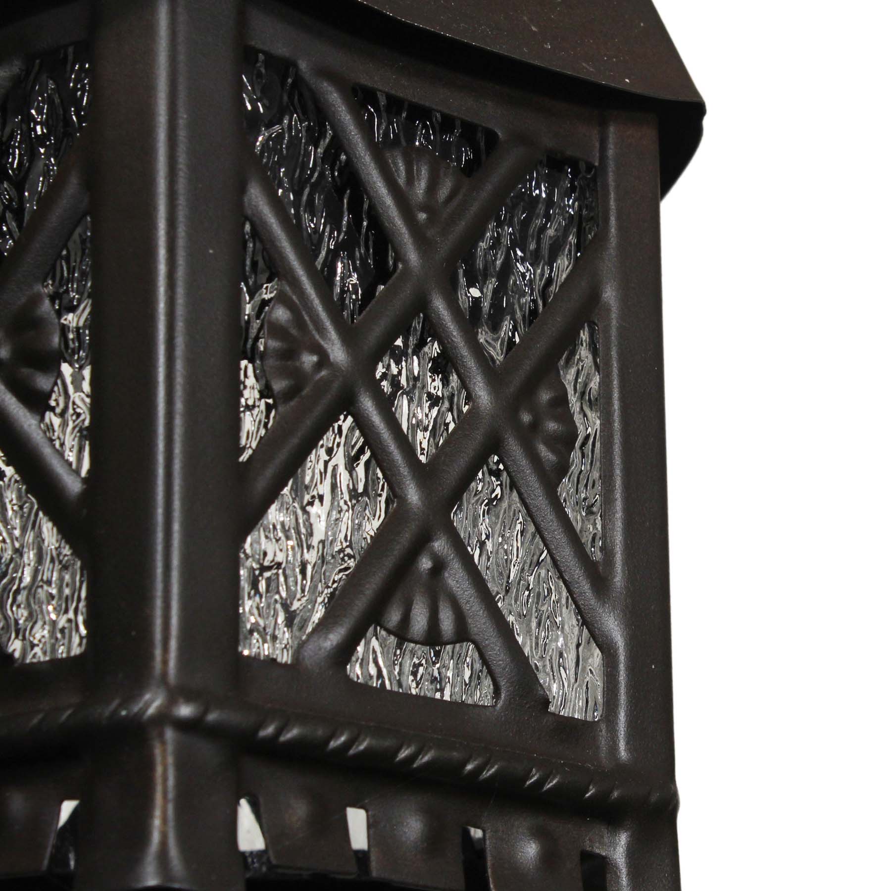 SOLD Antique Tudor Semi-Flush Lanterns-69615