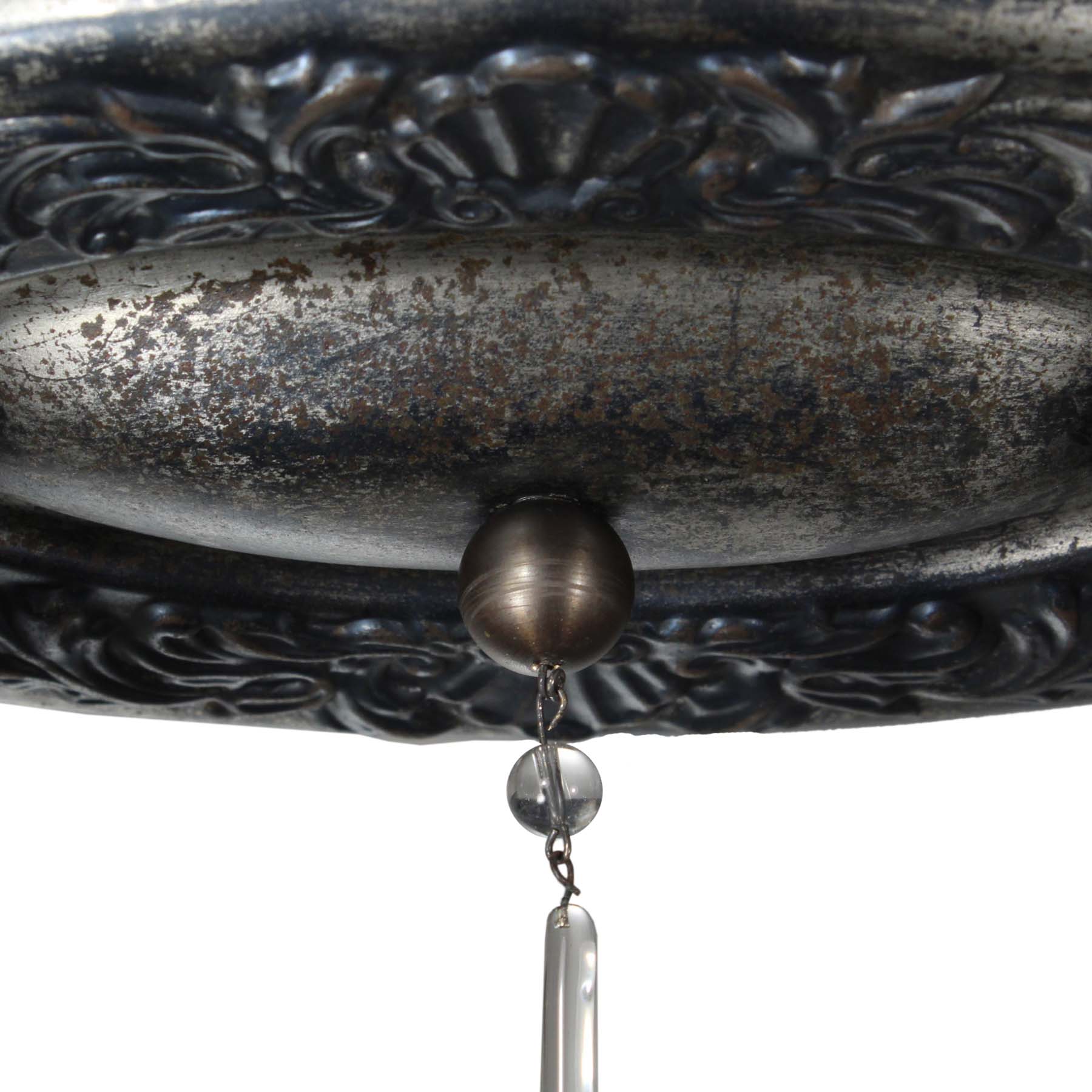 SOLD Antique Two-Light Flush Mount Fixtures-69627