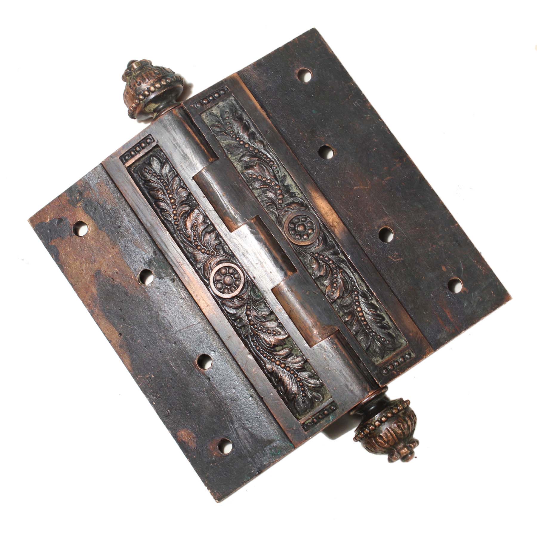 SOLD Antique Pair of Cast Bronze 5” Hinges -69732
