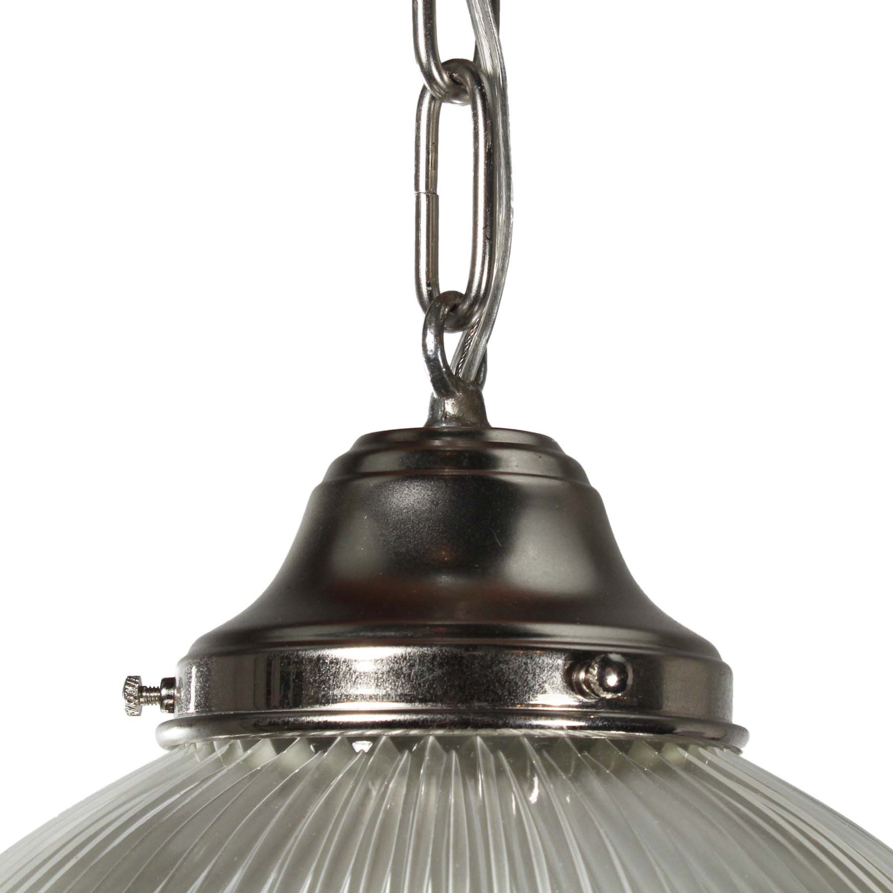 SOLD Antique Holophane Pendant Lights, c. 1930-69775