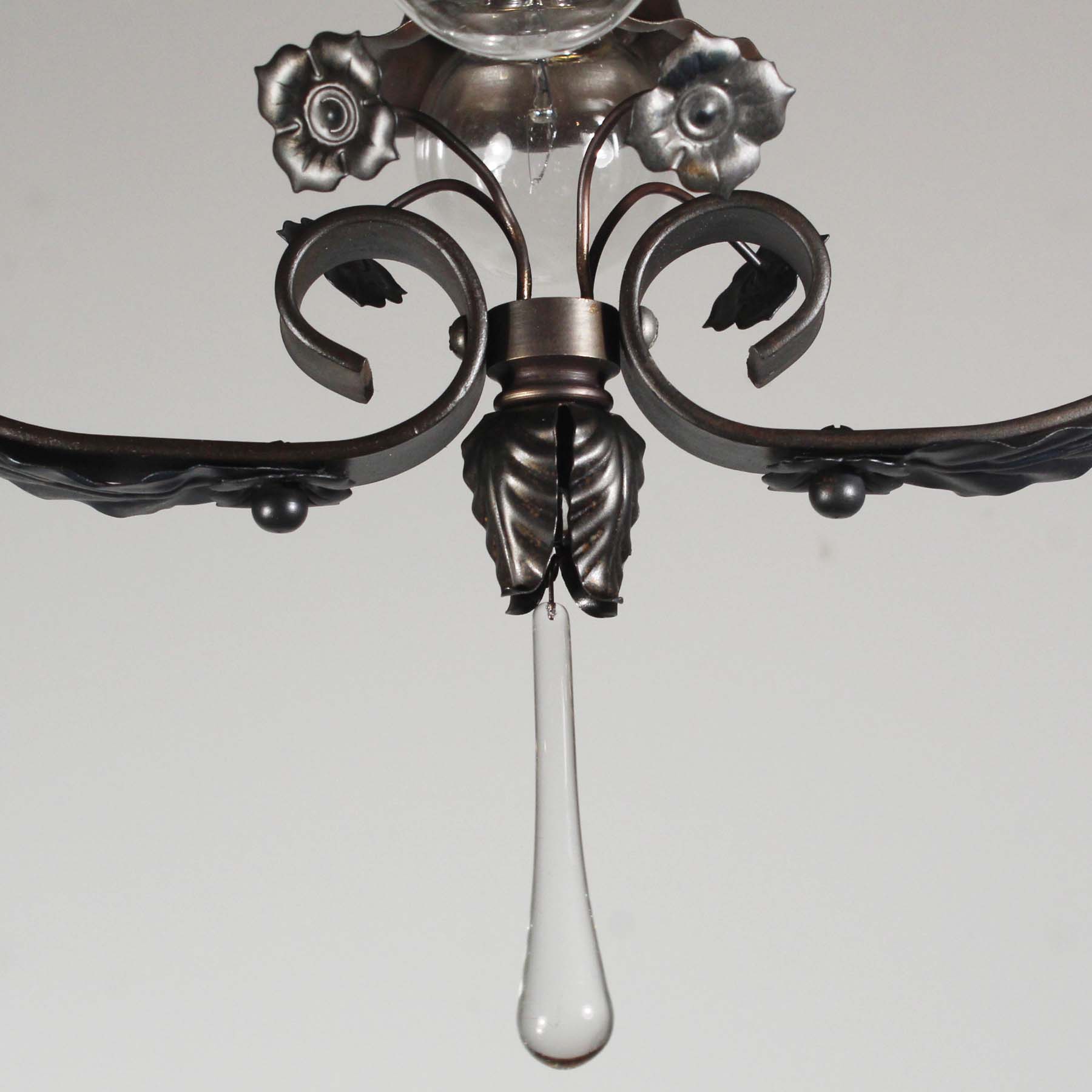 SOLD Antique Two-Light Flush Mount Fixtures, Early 1900’s-69497