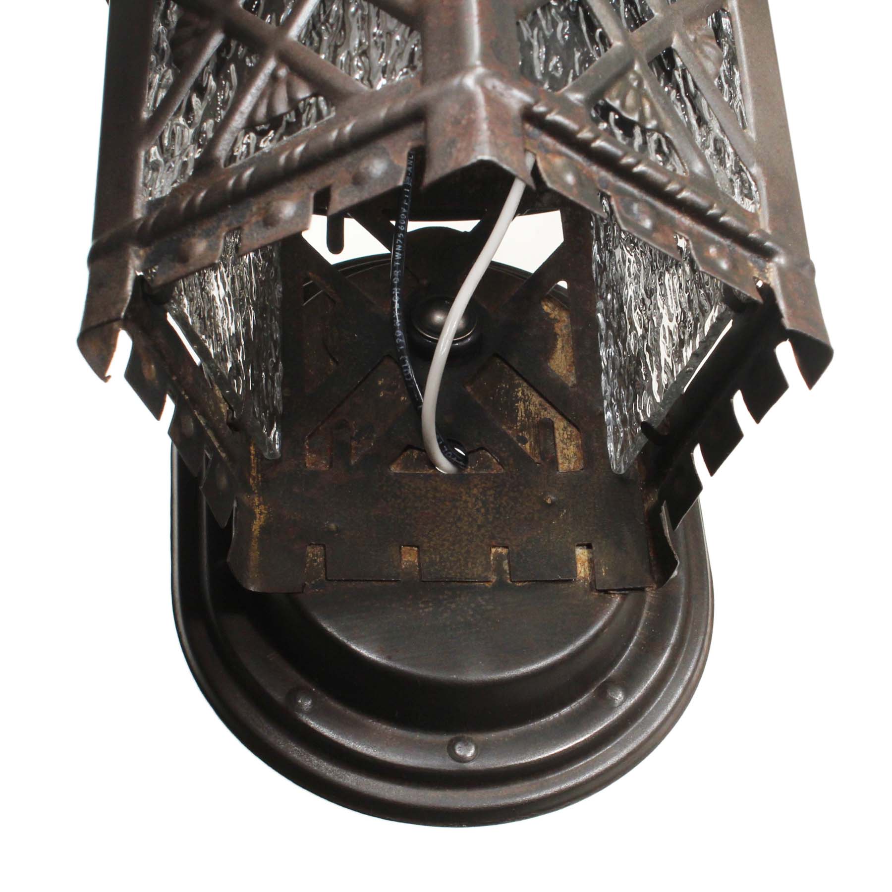 SOLD Pair of Antique Tudor Wall-Mount Lanterns, c.1920-69622