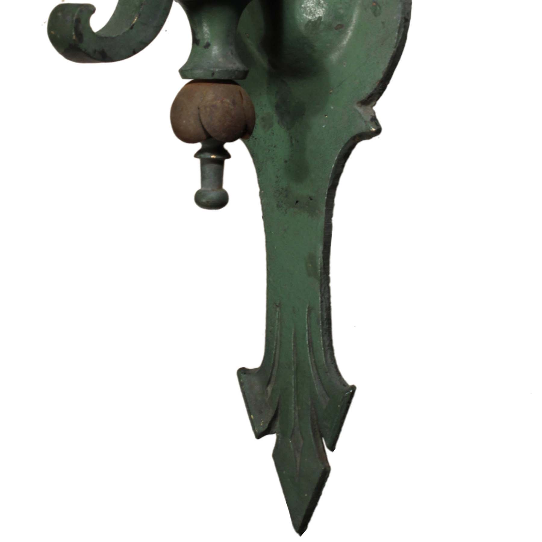 Pair of Antique Cast Bronze Single-Arm Sconces-69832