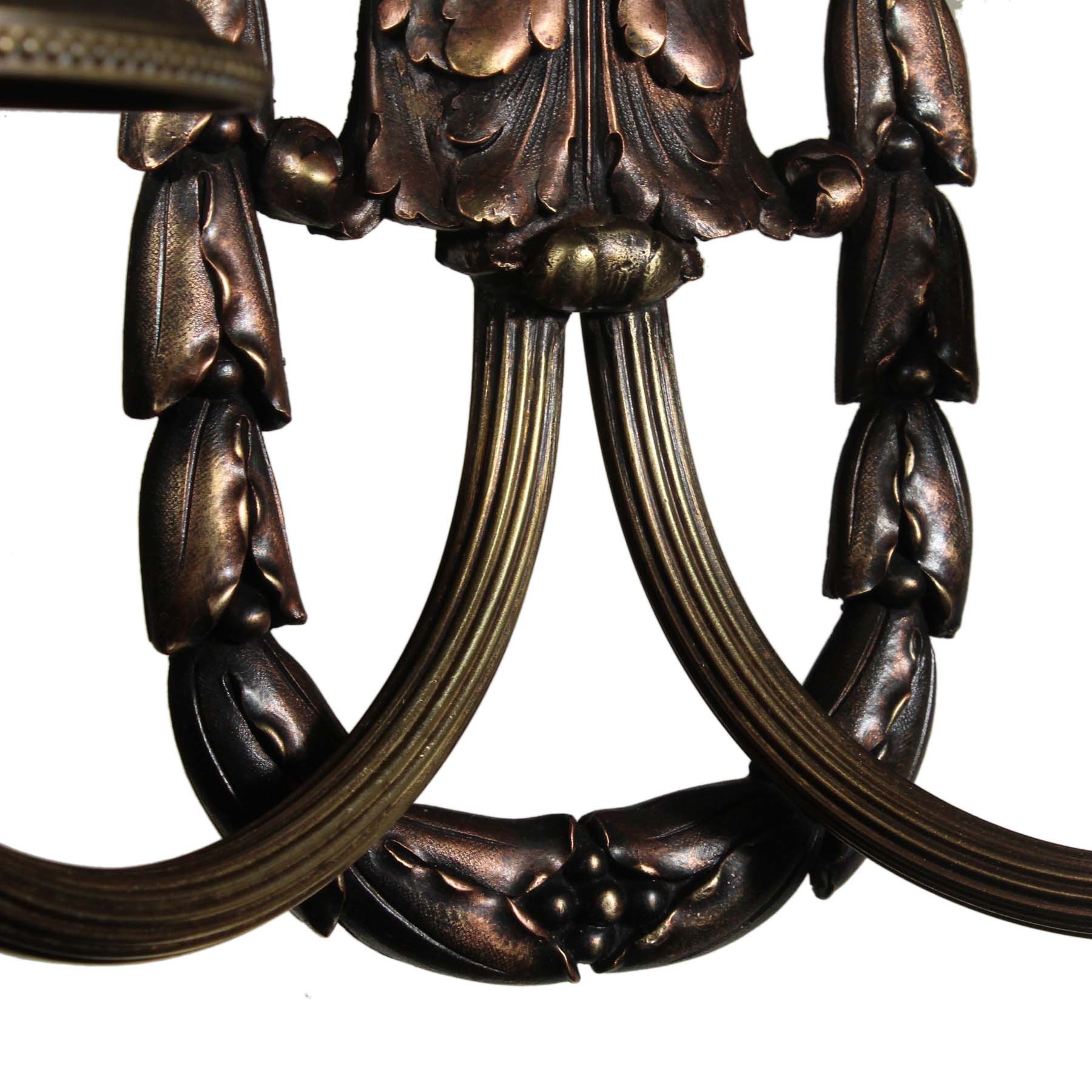 Antique Pair of Bronze Double-Arm Sconces, E.F. Caldwell-69838