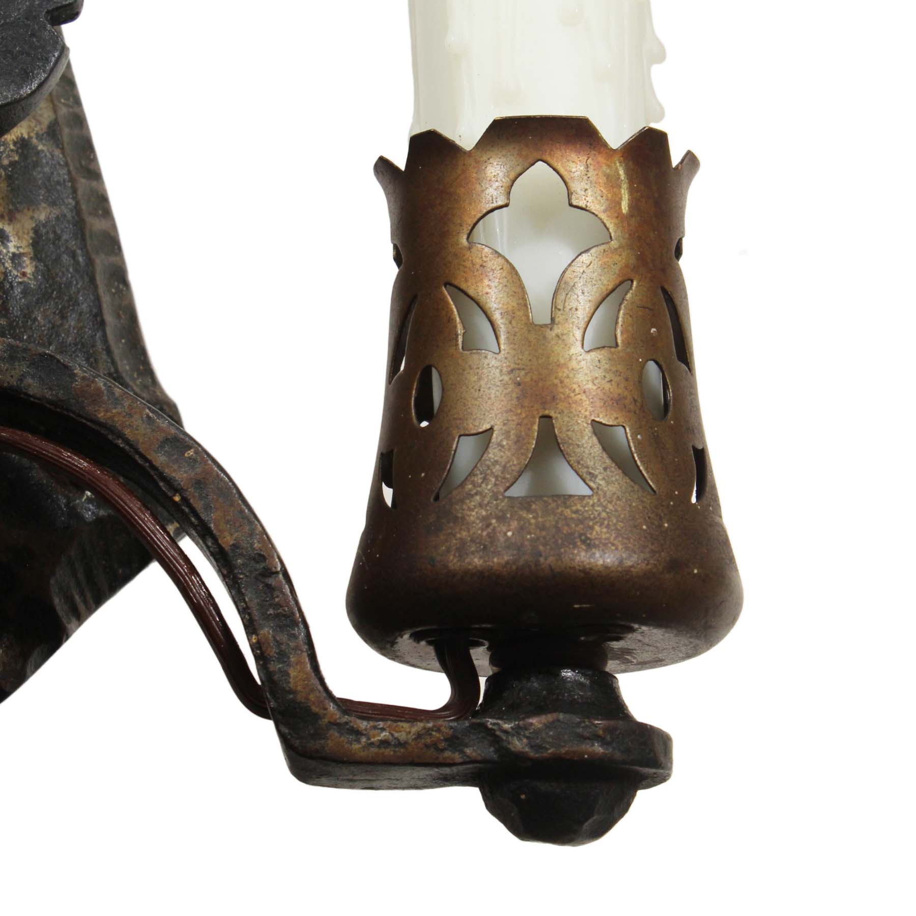 SOLD Set of Antique Tudor Sconces, Lightolier -69422