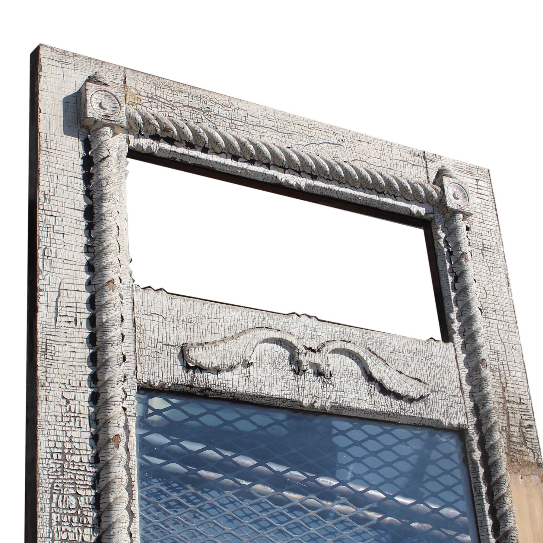 SOLD Reclaimed 31" Eastlake Door with Transom-69519