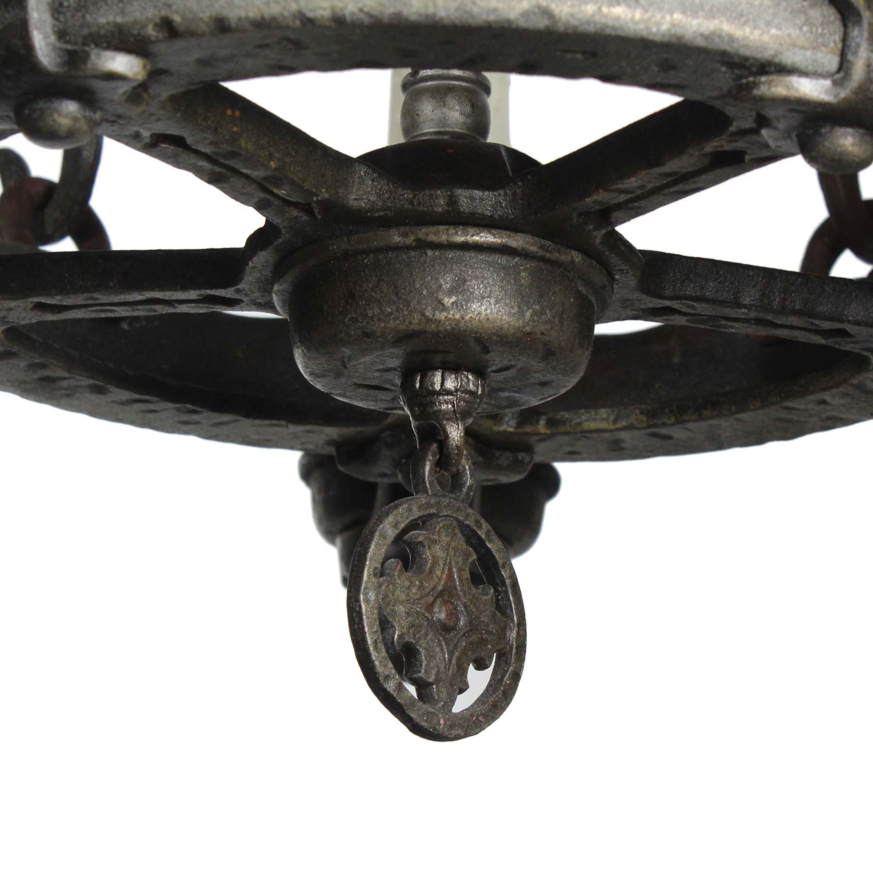 SOLD Antique Five-Light Tudor Chandeliers, 1920’s-69912
