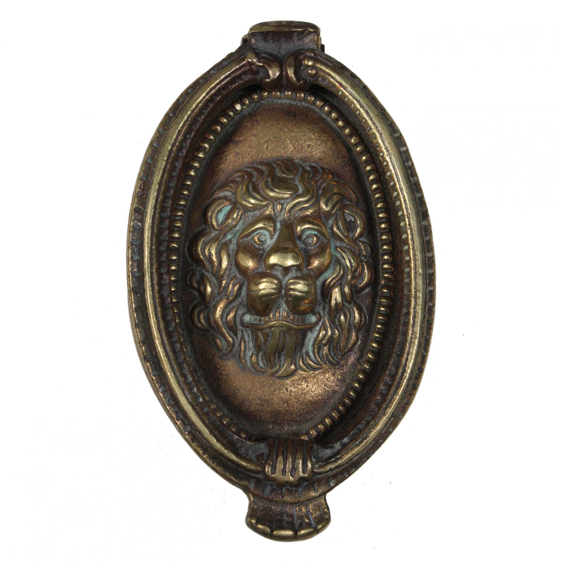 Antique Brass Lion Door Knocker-70010