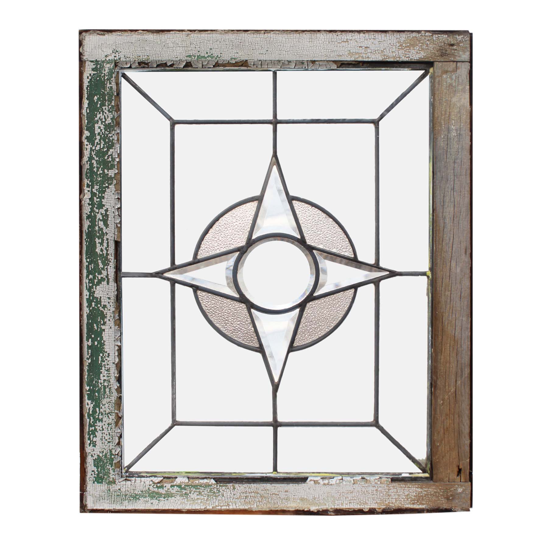 Reclaimed Antique American Leaded Glass Windows-70130