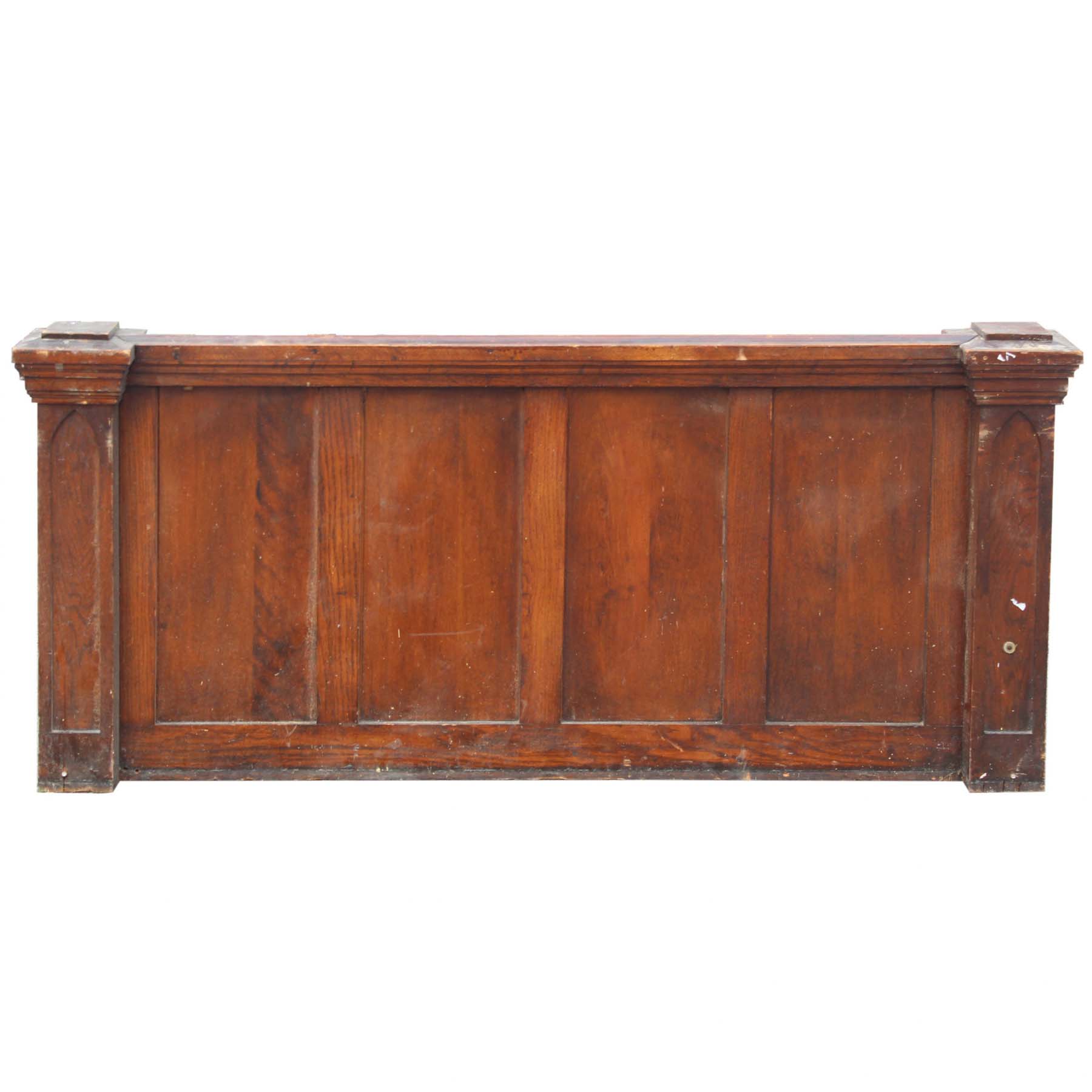 Salvaged Antique Gothic Wood Panel -70226