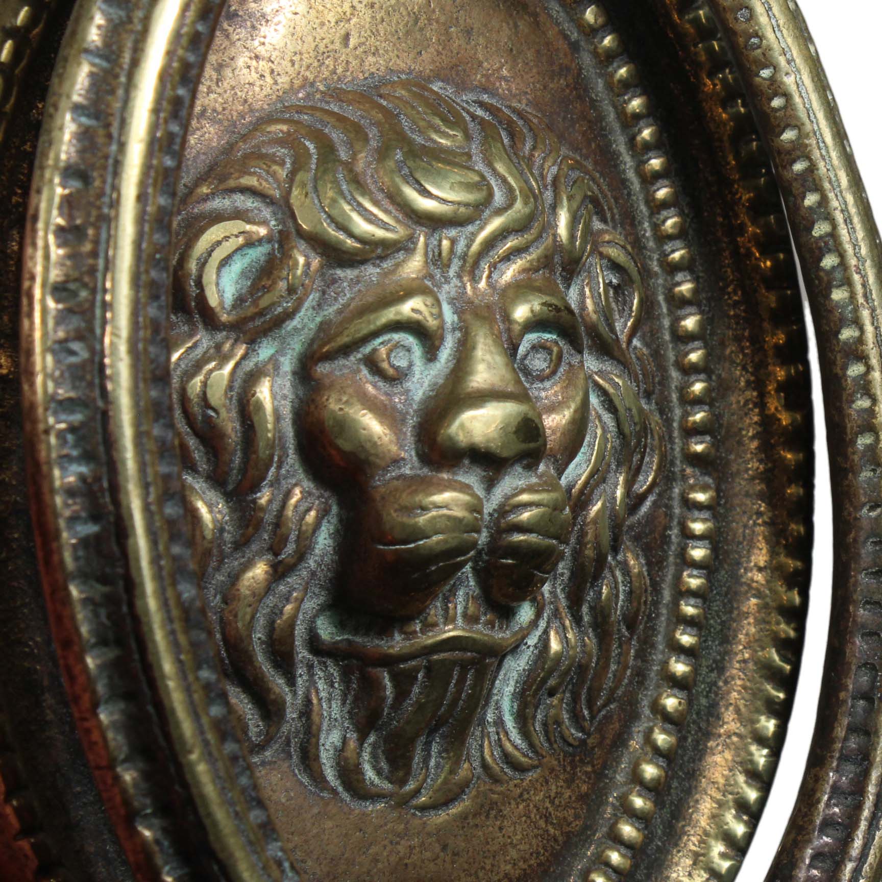 Antique Brass Lion Door Knocker-70012