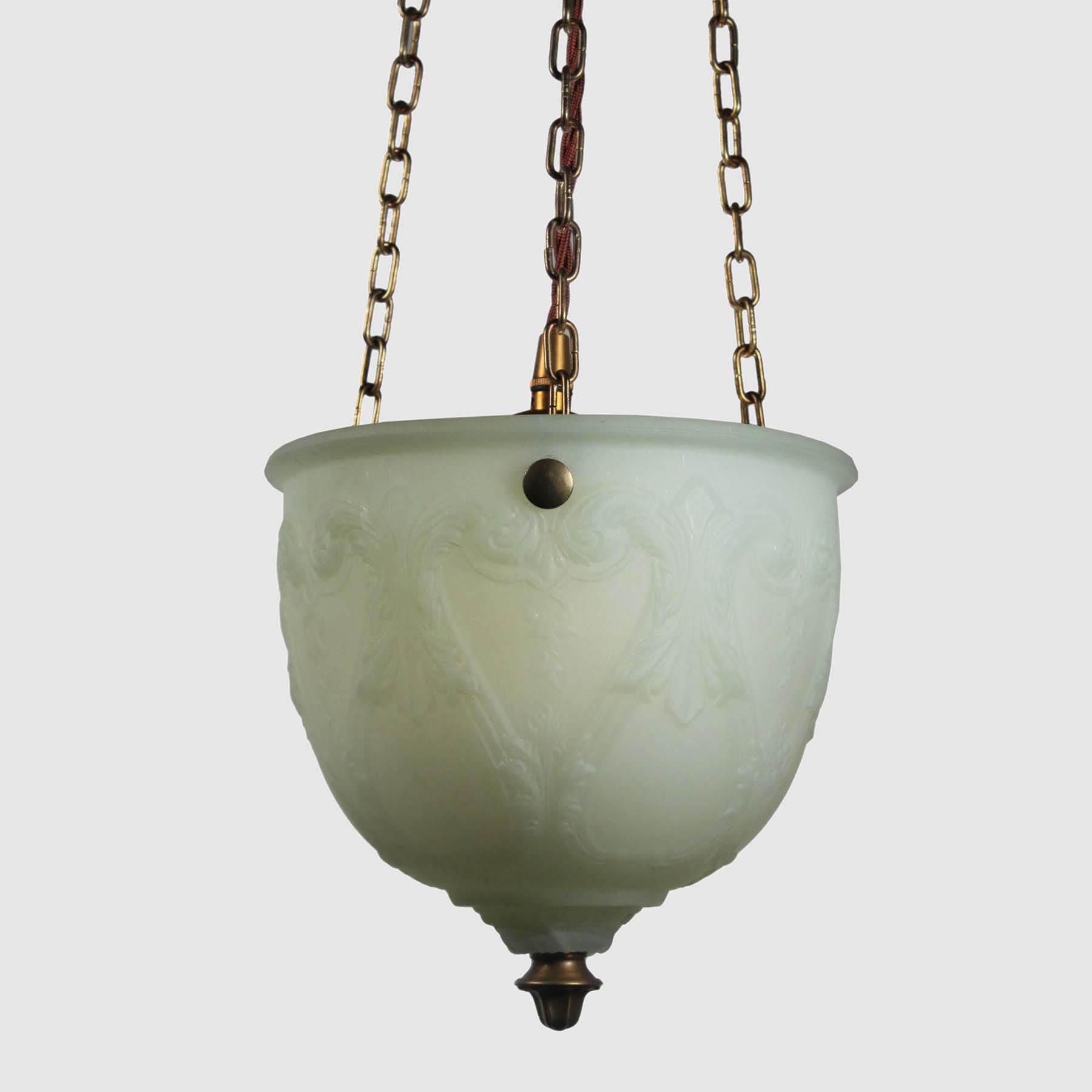 SOLD Antique Neoclassical Inverted Dome Chandelier, Early 1900’s-70113