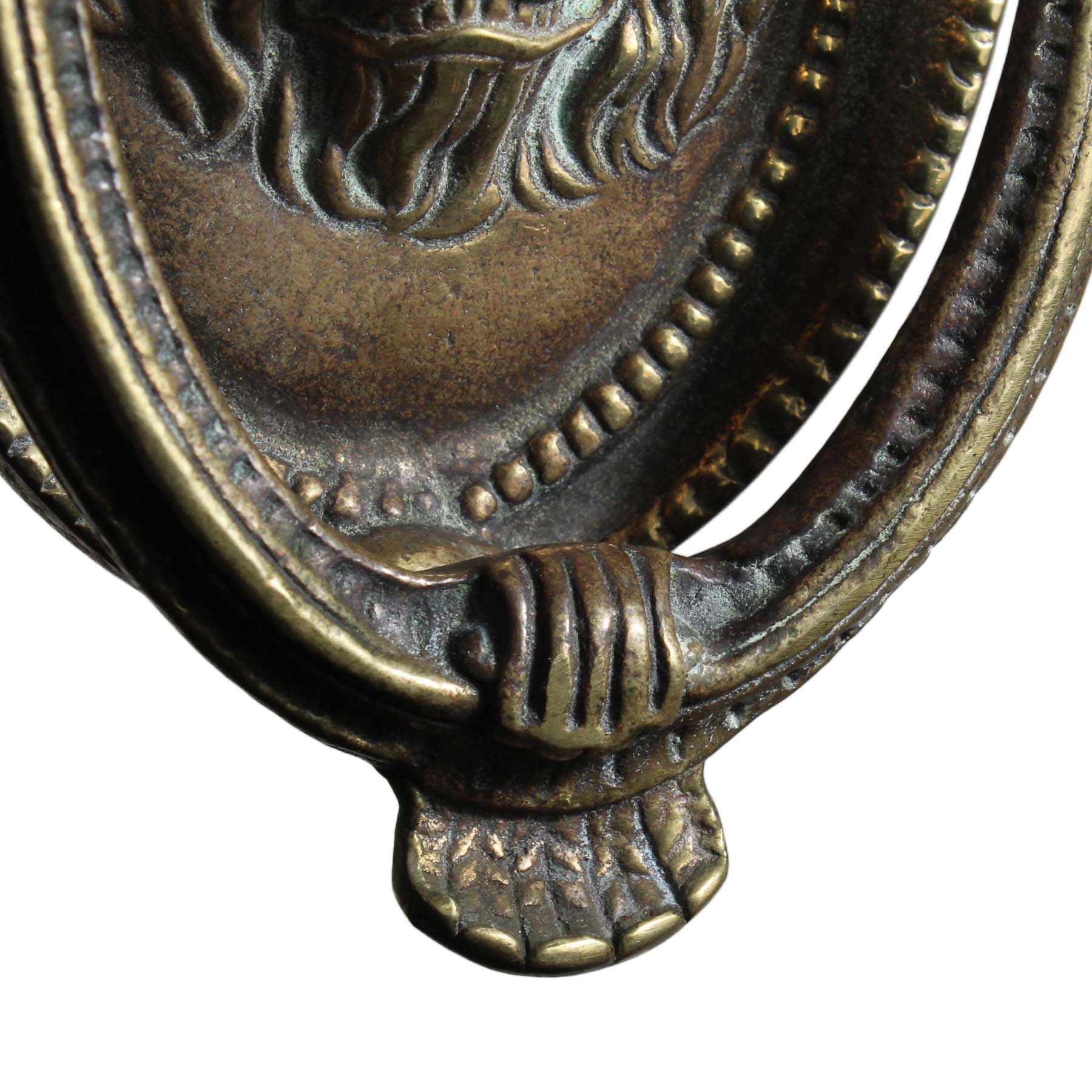 Antique Brass Lion Door Knocker-70011