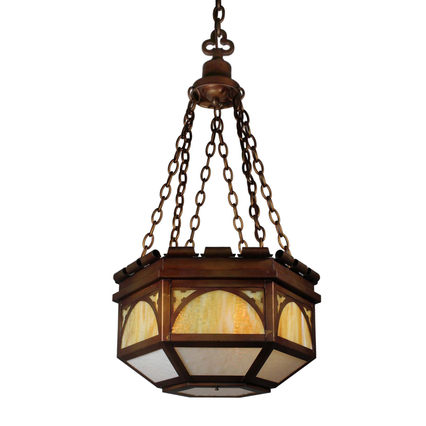 Antique Gothic Revival Pendant Light-0