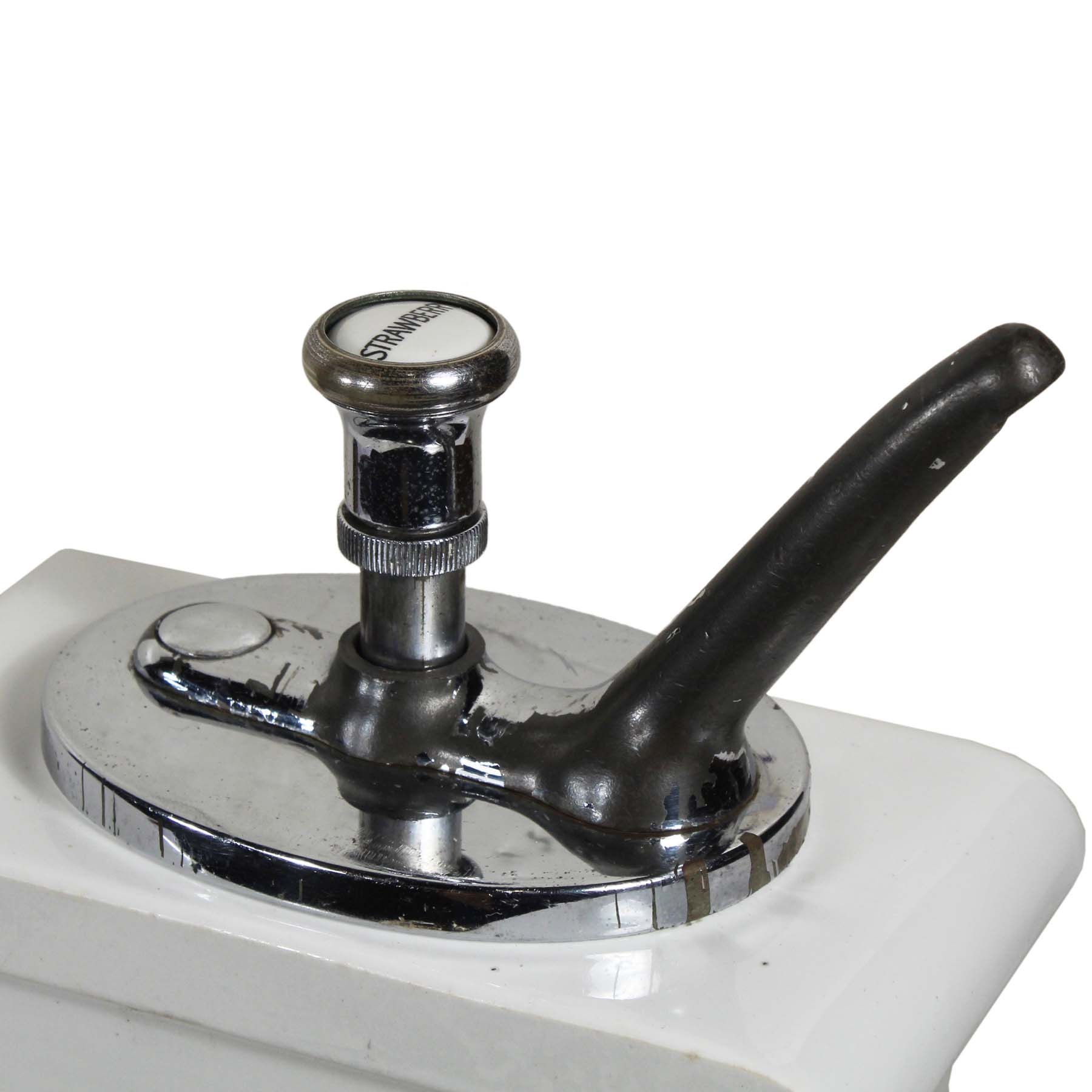 SOLD Vintage “Strawberry” Syrup Dispenser -70367