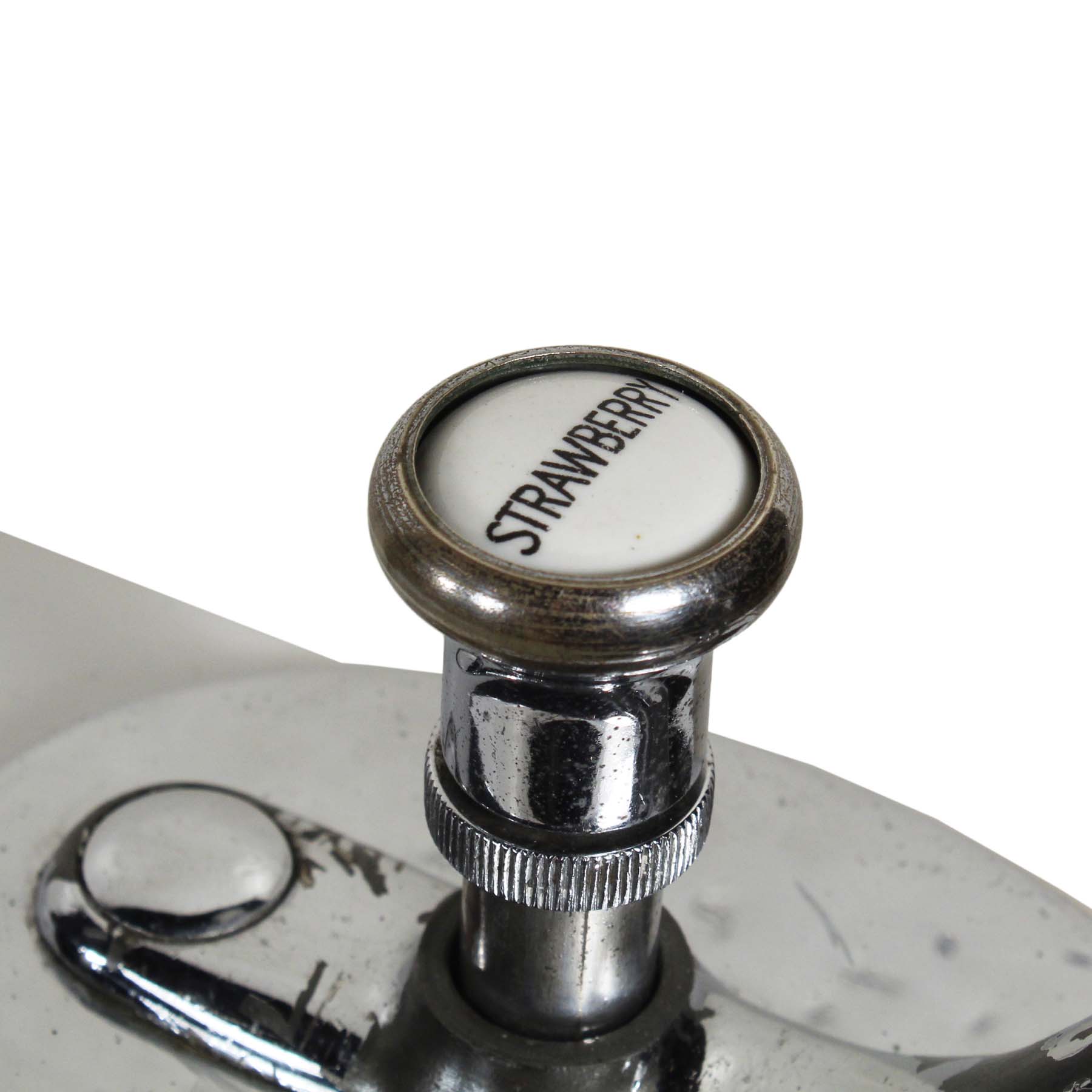 SOLD Vintage “Strawberry” Syrup Dispenser -70368