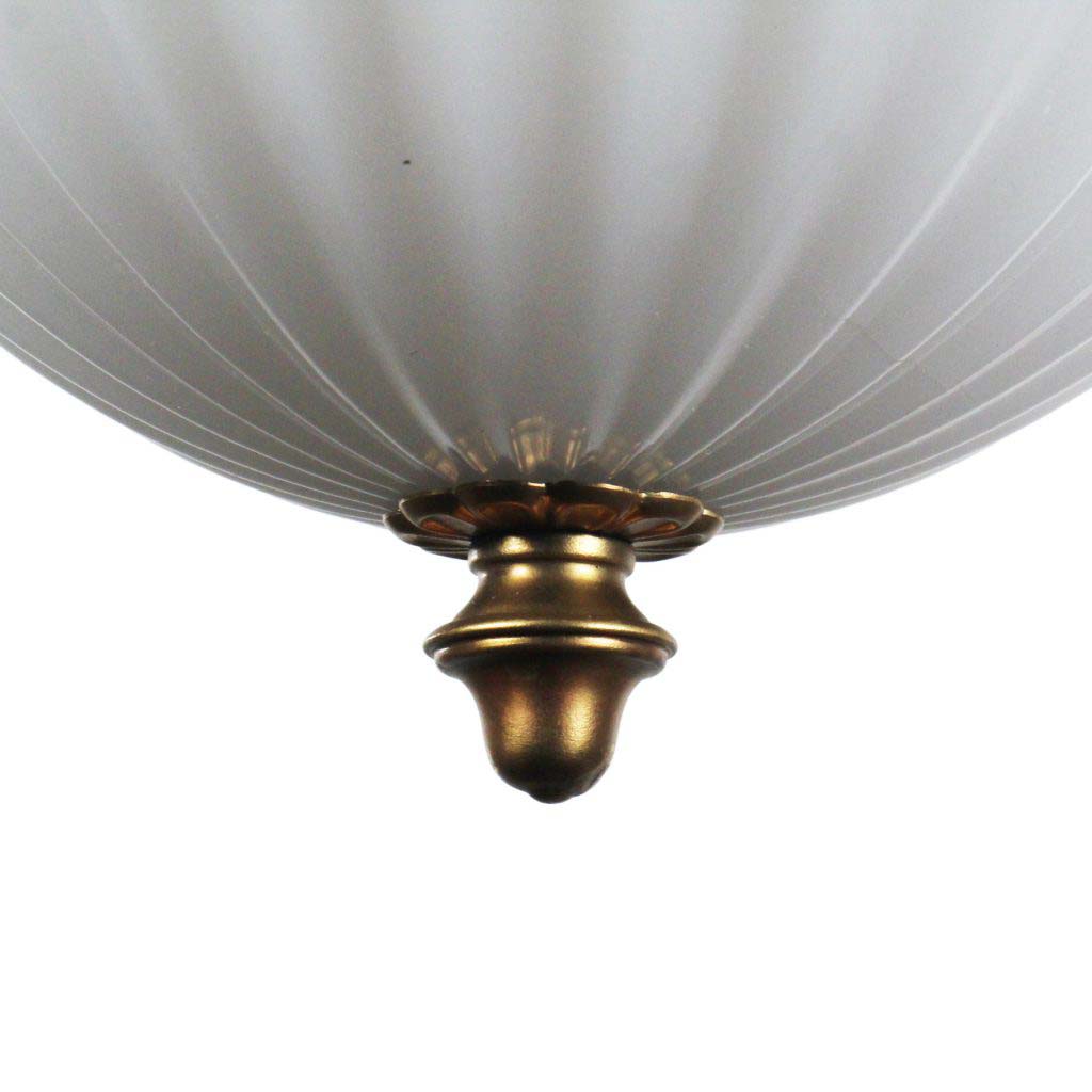 Antique Neoclassical Inverted Dome Light, Luminous Unit Co.-70403 Antique Neoclassical Inverted Dome Light, Luminous Unit Co.-70403