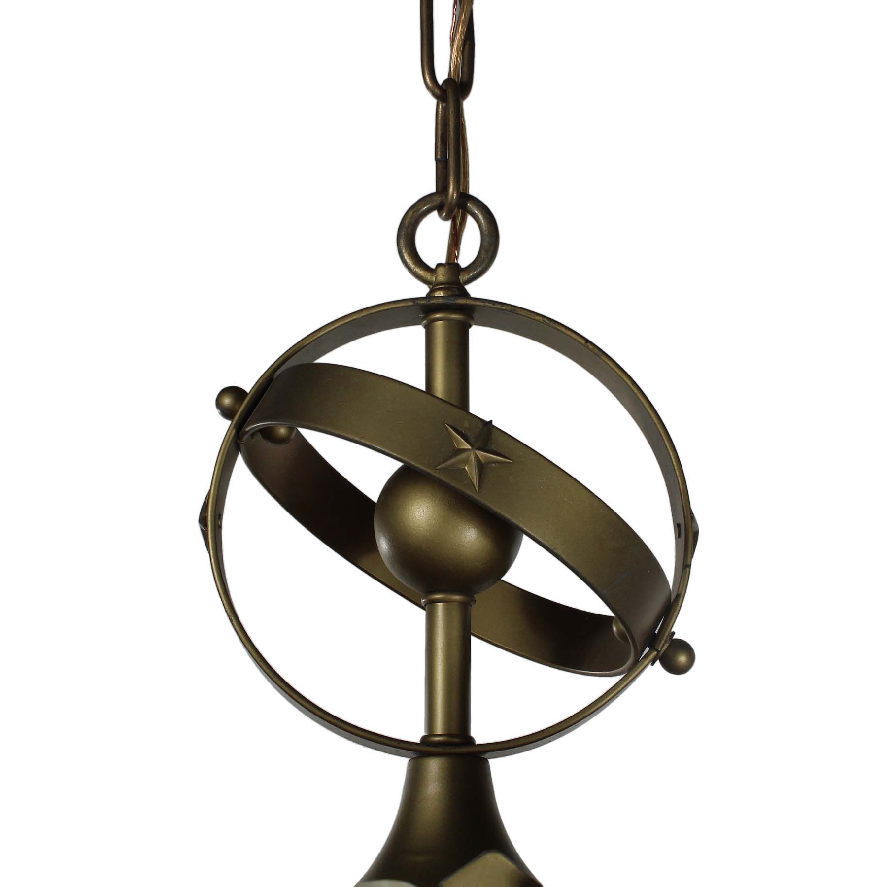 Antique Art Deco Slip Shade Chandelier-70424