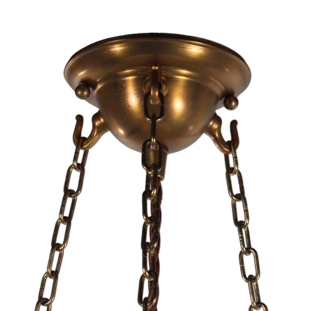 Antique Neoclassical Inverted Dome Light, Luminous Unit Co.-70404 Antique Neoclassical Inverted Dome Light, Luminous Unit Co.-70404