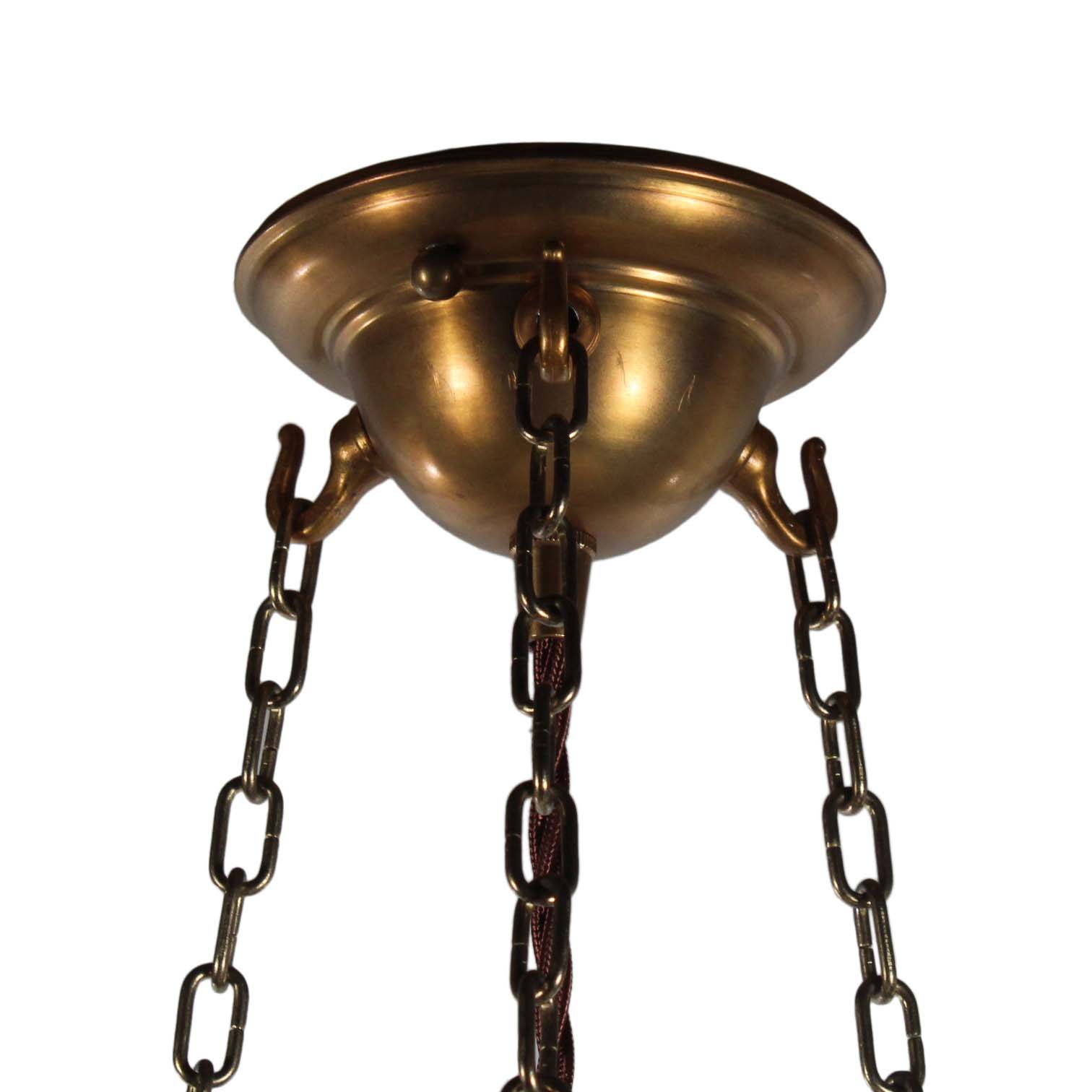 Antique Inverted Dome Chandelier, Early 1900’s-70420