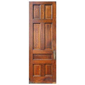 Antique 35” Oak Door, Manuel House c. 1910-0