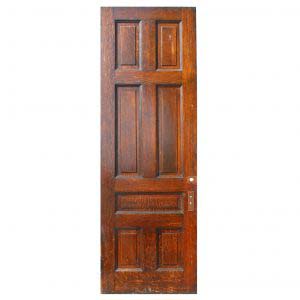 Antique 35” Oak Door, Manuel House c. 1910-0