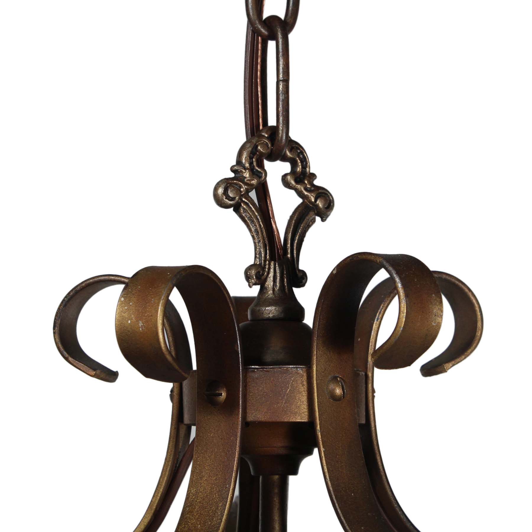 Antique Spanish Revival Five-Light Chandelier, Early 1900s-70537