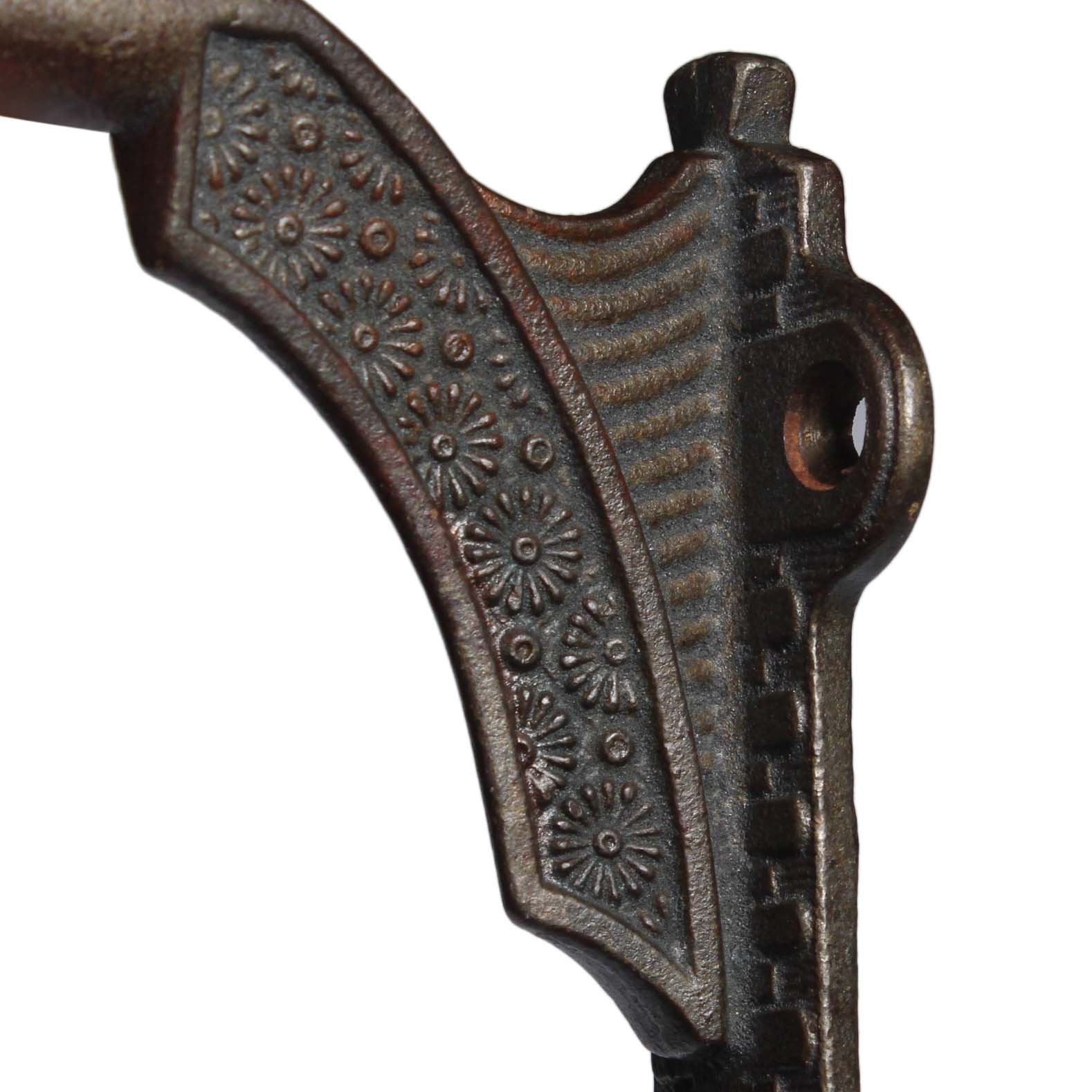 Antique Eastlake Cast Iron Handrail Brackets, Late 1800’s-70638