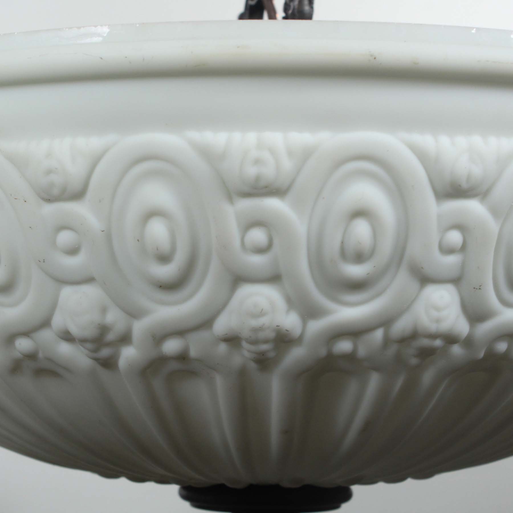 Antique Inverted Dome Chandelier, 1910's-70594