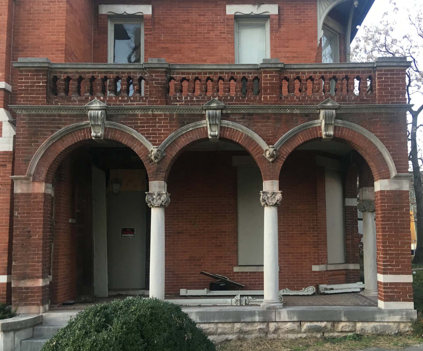 Antique Porch Entry Set, “Warren House” c. 1888-0