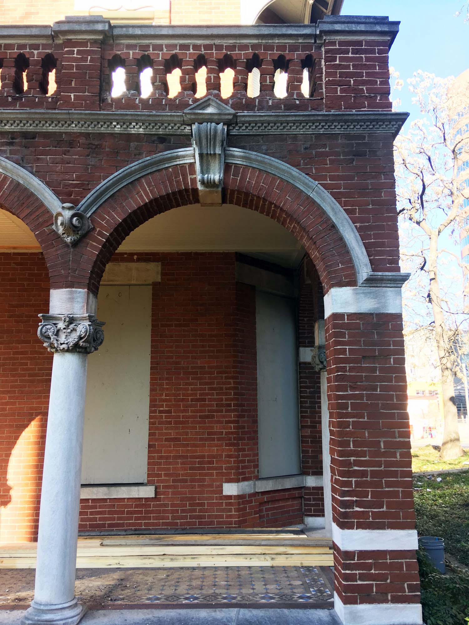 Antique Porch Entry Set, “Warren House” c. 1888-70792