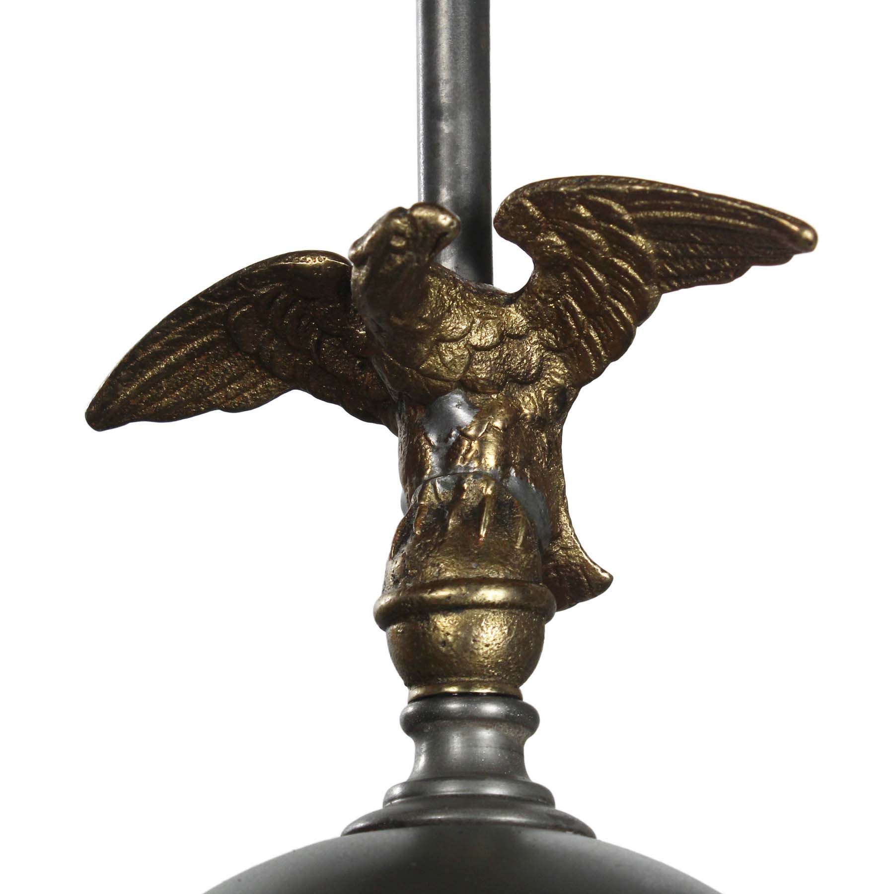 Antique Figural Two-Tone Chandelier with Eagle-70909