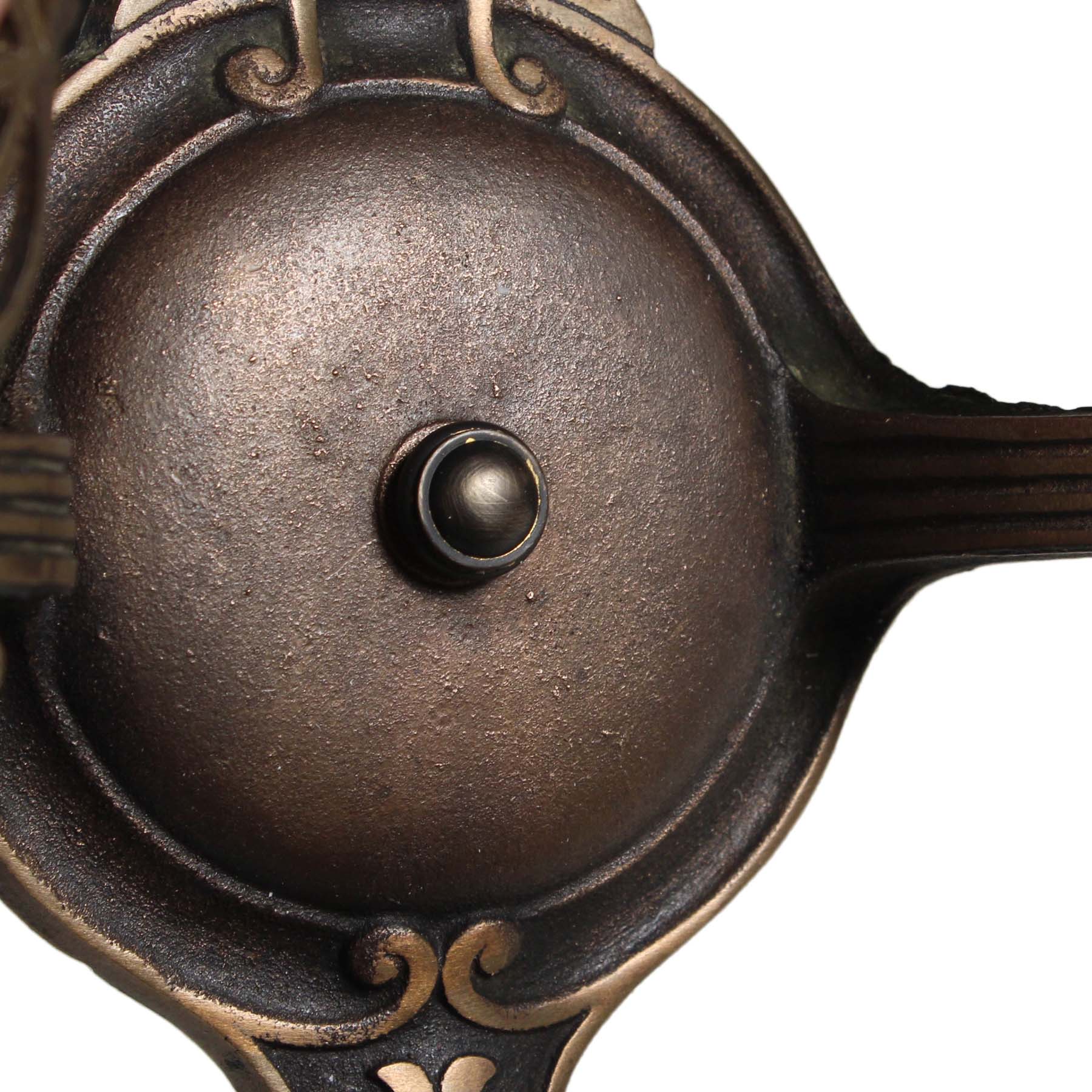 Antique Cast Double-Arm Bronze Sconce, c. 1920-70788
